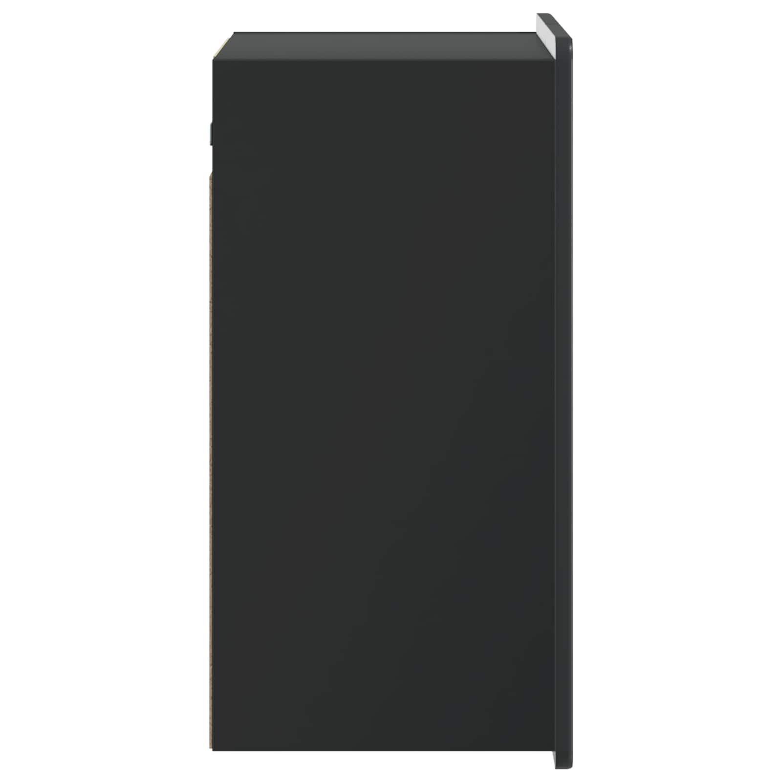 Armoire Murale Noir 59 x 31 x 64 cm Bois d'ingénierie - XIOS