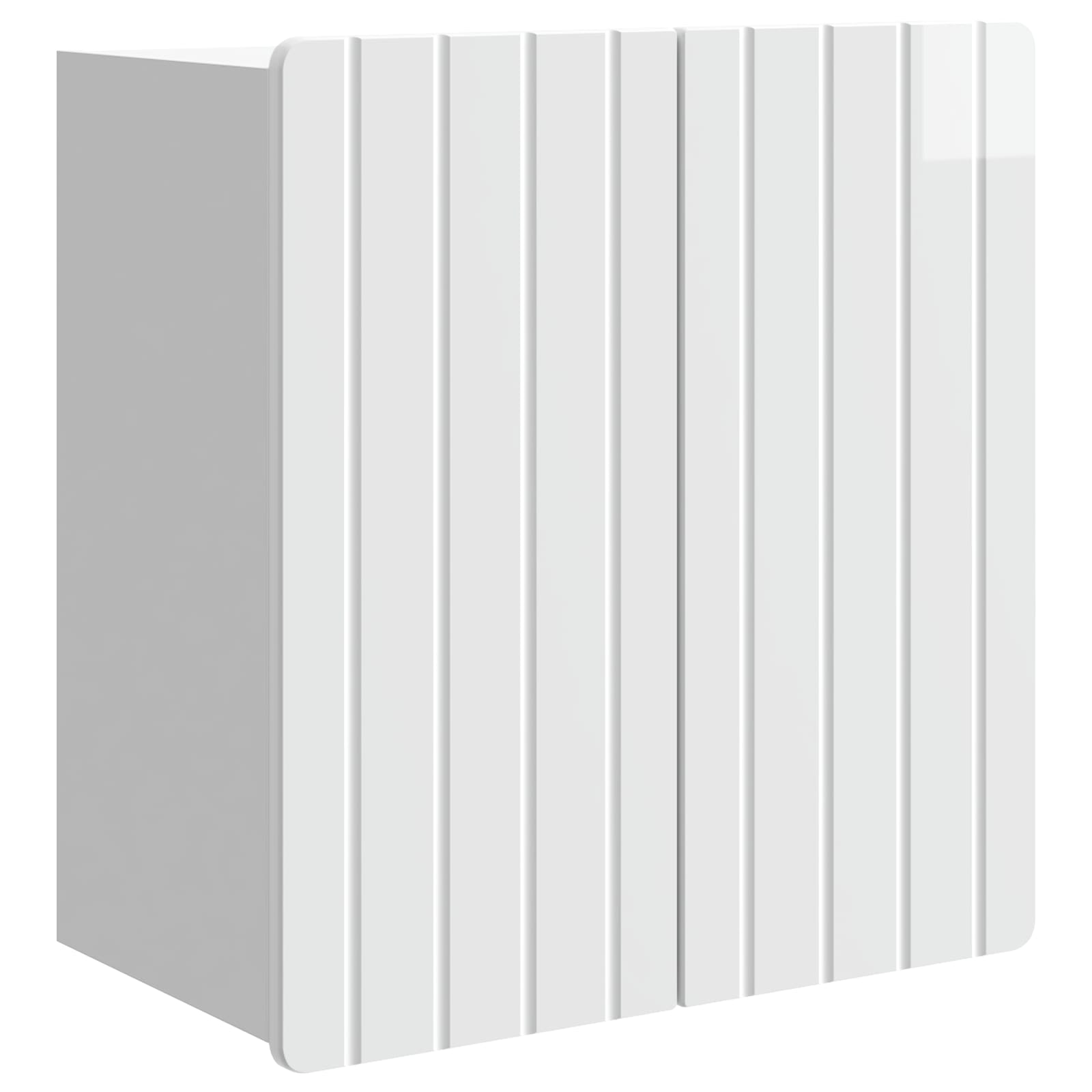 Armoire Murale Blanc brillant 59 x 31 x 64 cm Bois d'ingénierie - XIOS