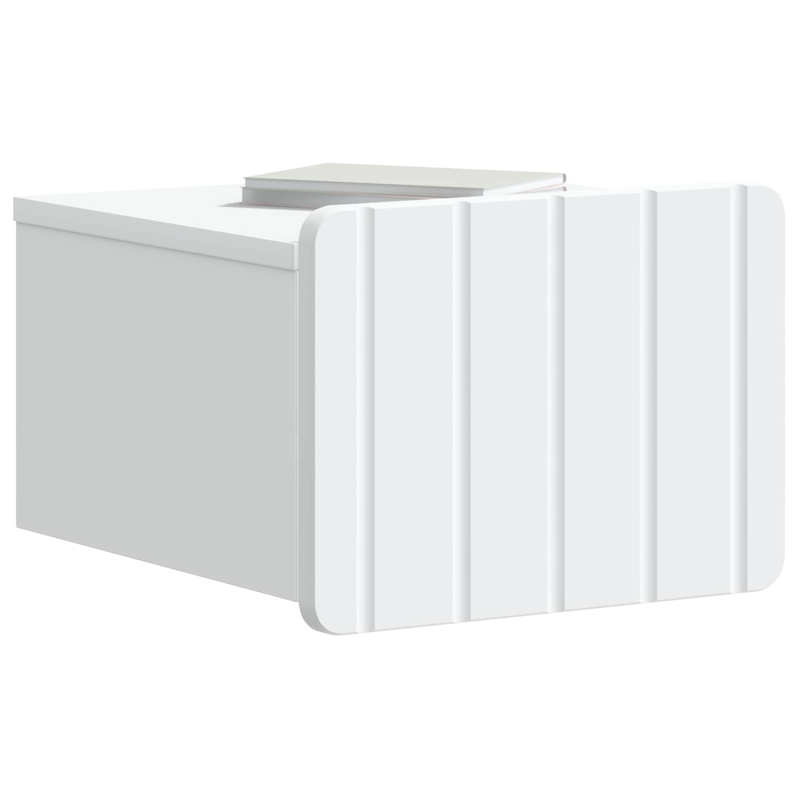 Cabinet de chevet mural 2 pcs Blanc 33 x 34,5 x 24 cm - XIOS
