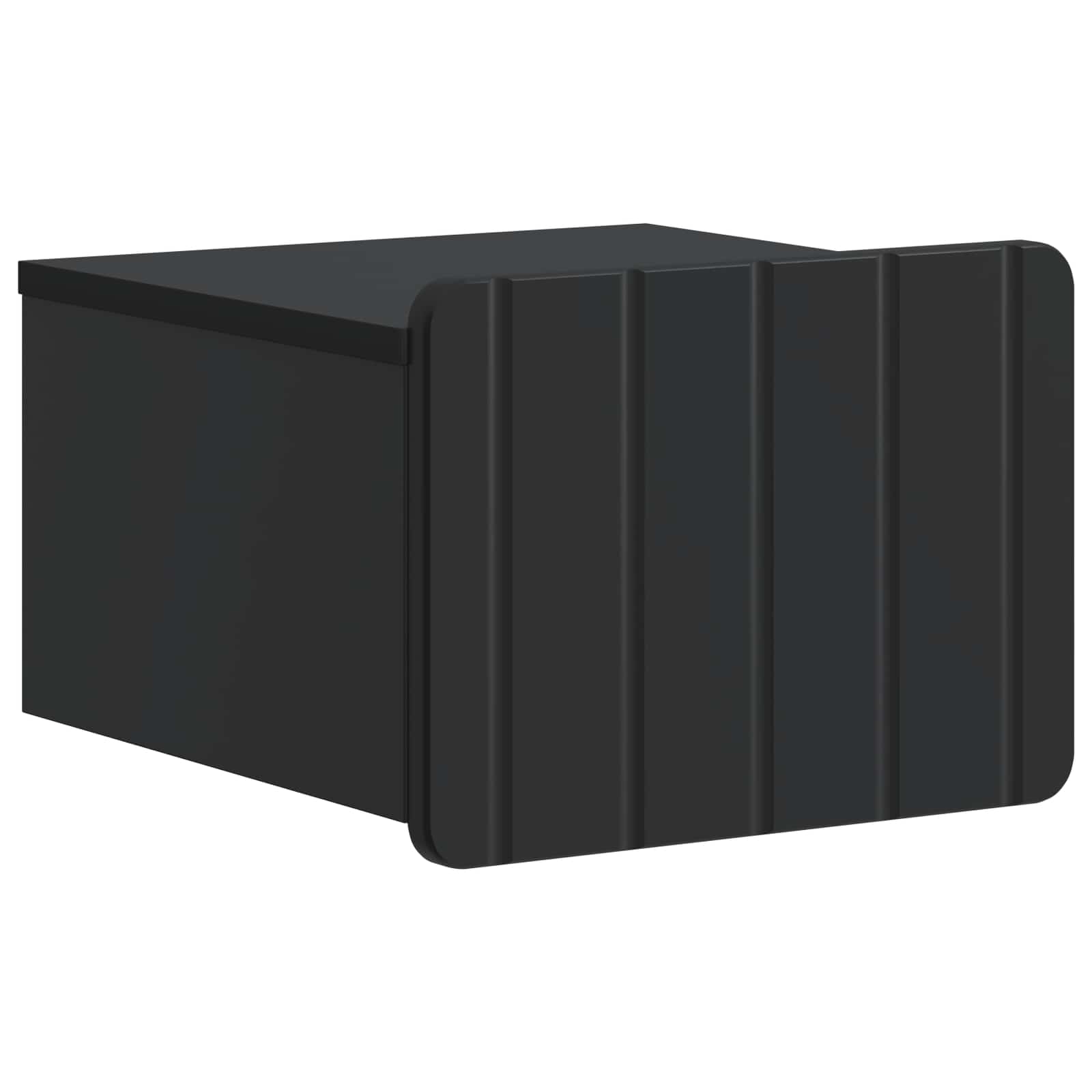 Cabinet de chevet mural 2 pcs Noir 33 x 34,5 x 24 cm - XIOS