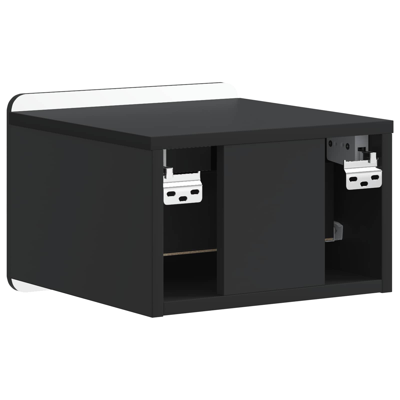 Cabinet de chevet mural 2 pcs Noir 33 x 34,5 x 24 cm - XIOS