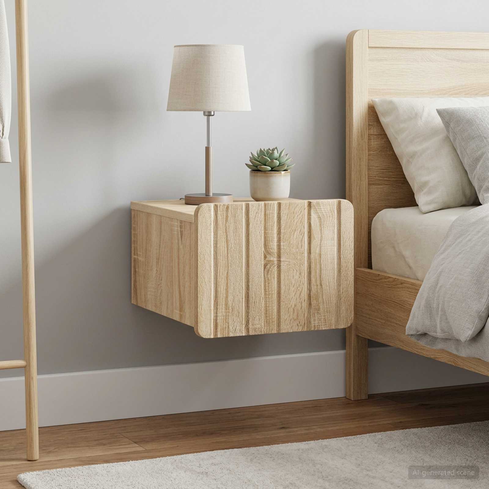 Cabinet de chevet mural 2 pcs Chêne Sonoma 33 x 34,5 x 24 cm - XIOS