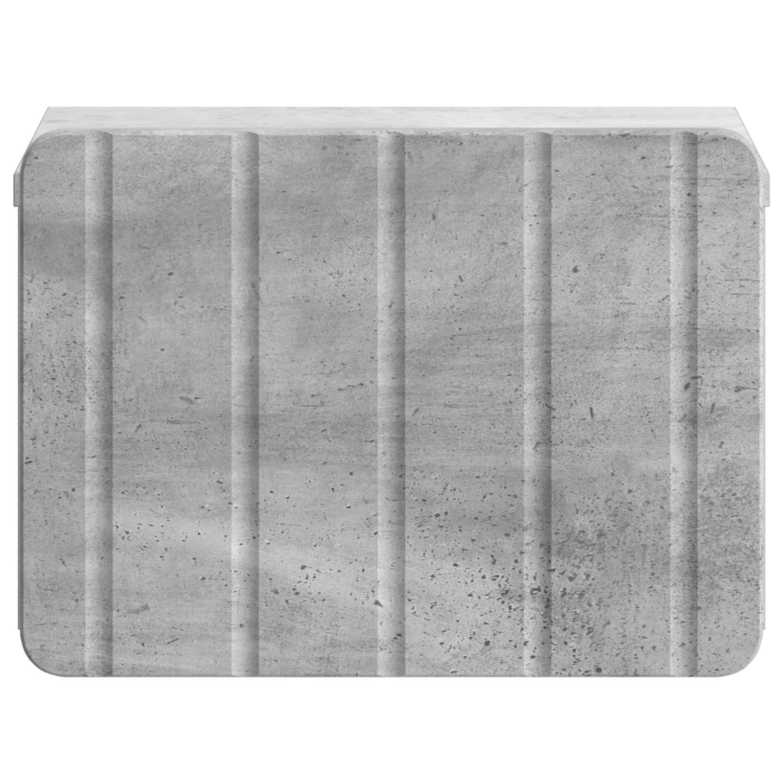 Cabinet de chevet mural 2 pcs Gris béton 33 x 34,5 x 24 cm - XIOS