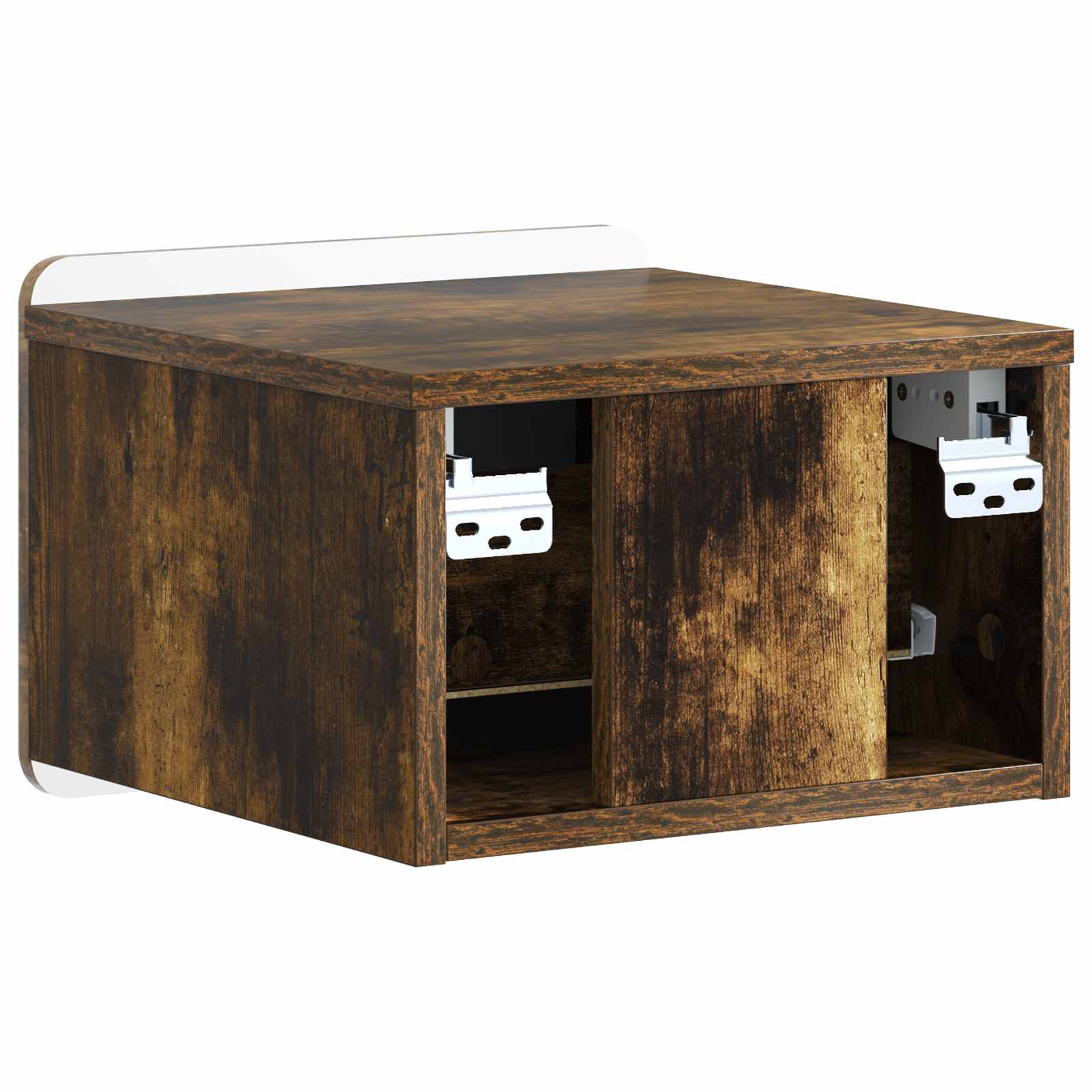 Cabinet de chevet mural 2 pcs Chêne fumé 33 x 34,5 x 24 cm - XIOS