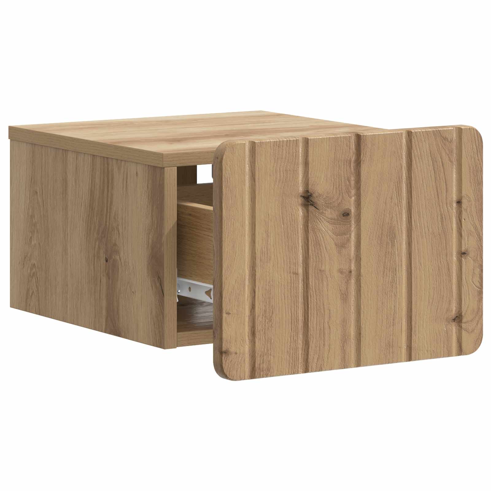 Cabinet de chevet mural Chêne artisanal 33 x 34,5 x 24 cm - XIOS