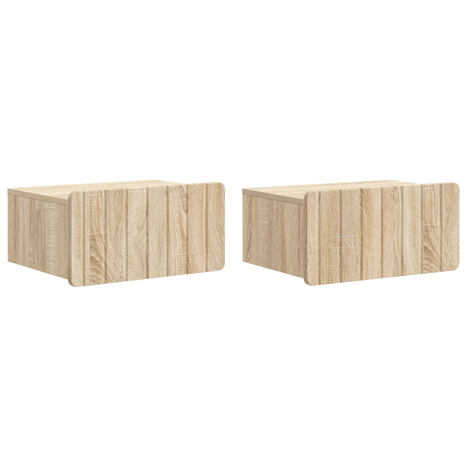 Cabinet de chevet mural 2 pcs Chêne Sonoma 49 x 34,5 x 24 cm - XIOS