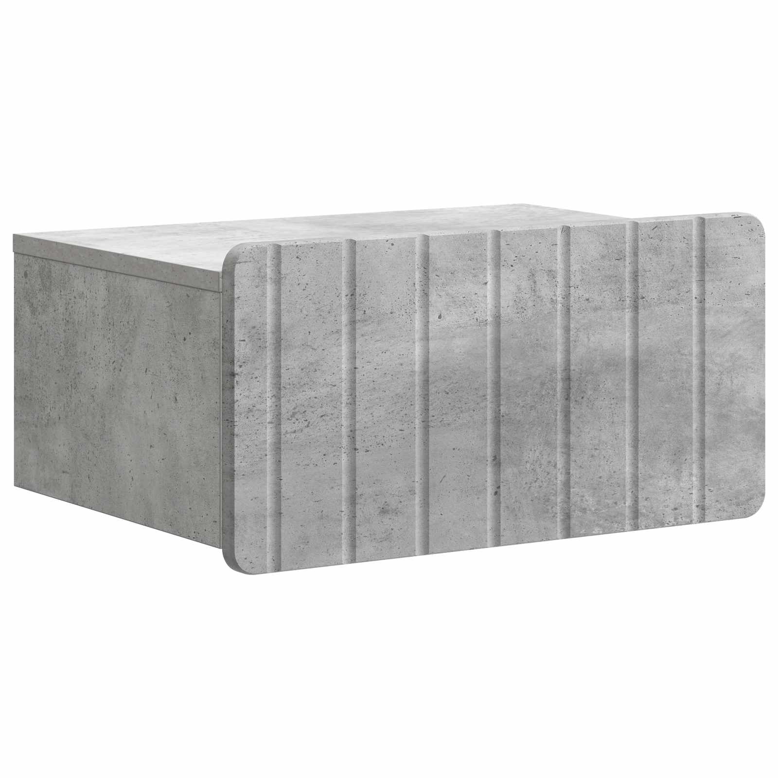 Cabinet de chevet mural 2 pcs Gris béton 49 x 34,5 x 24 cm - XIOS