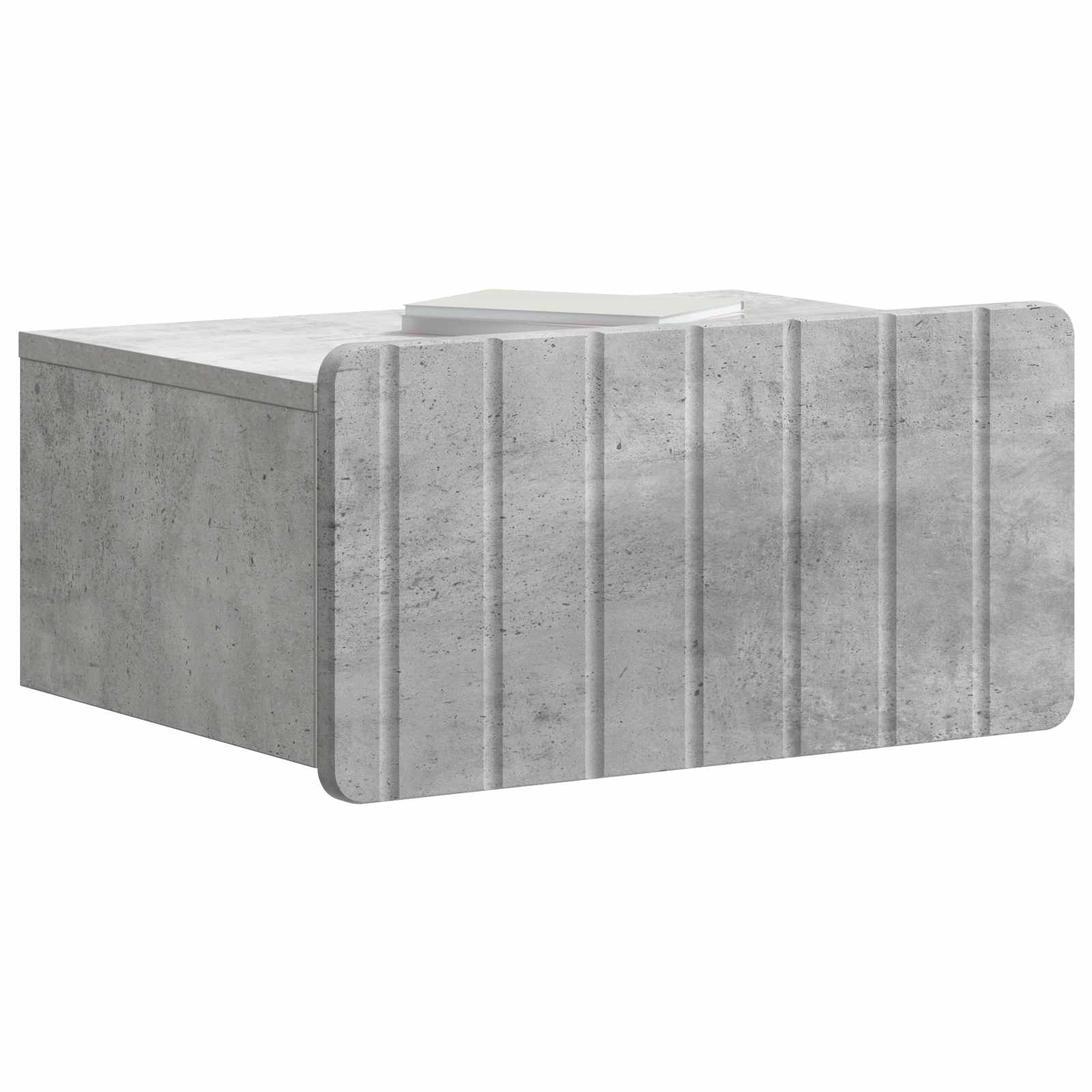 Cabinet de chevet mural 2 pcs Gris béton 49 x 34,5 x 24 cm - XIOS