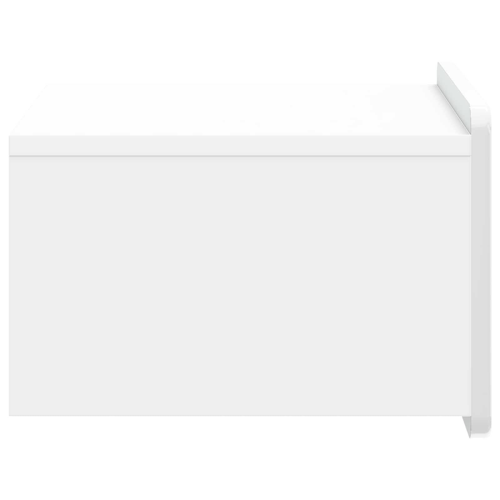 Cabinet de chevet mural 2 pcs Blanc brillant 49 x 34,5 x 24 cm - XIOS