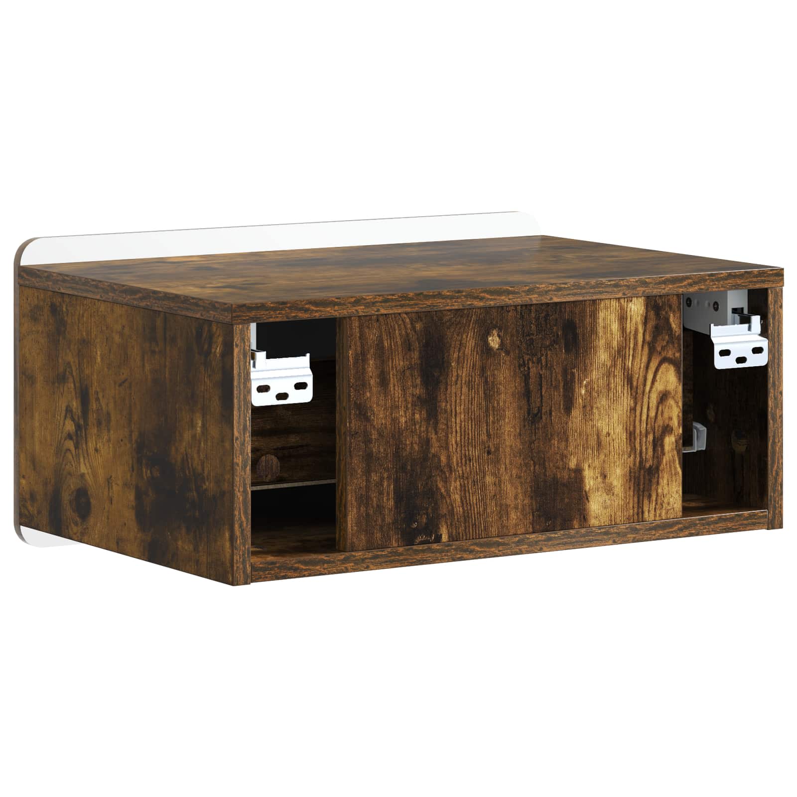 Cabinet de chevet mural 2 pcs Chêne fumé 49 x 34,5 x 24 cm - XIOS