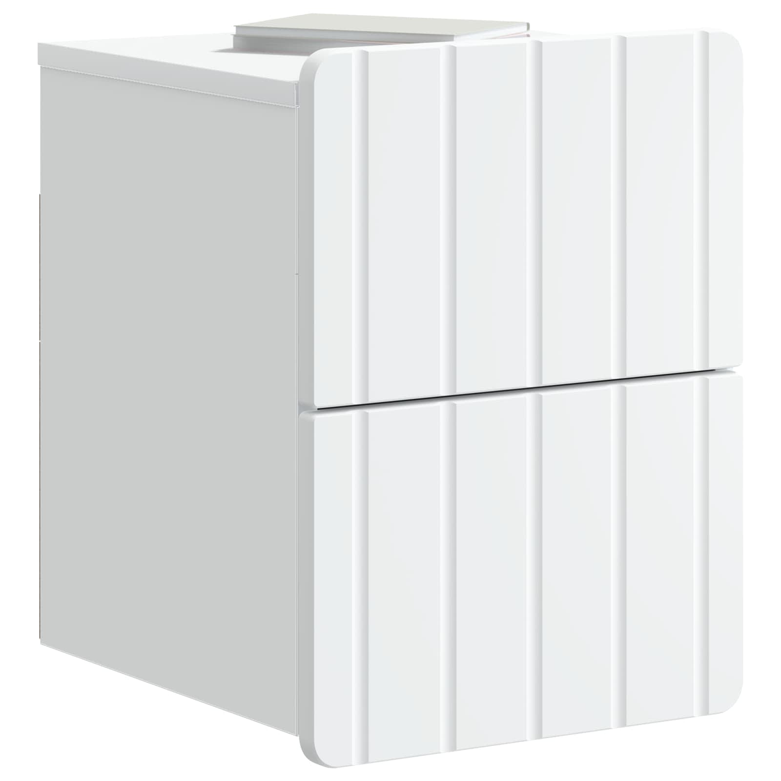 Cabinet de chevet mural 2 pcs Blanc 33 x 34,5 x 43 cm - XIOS