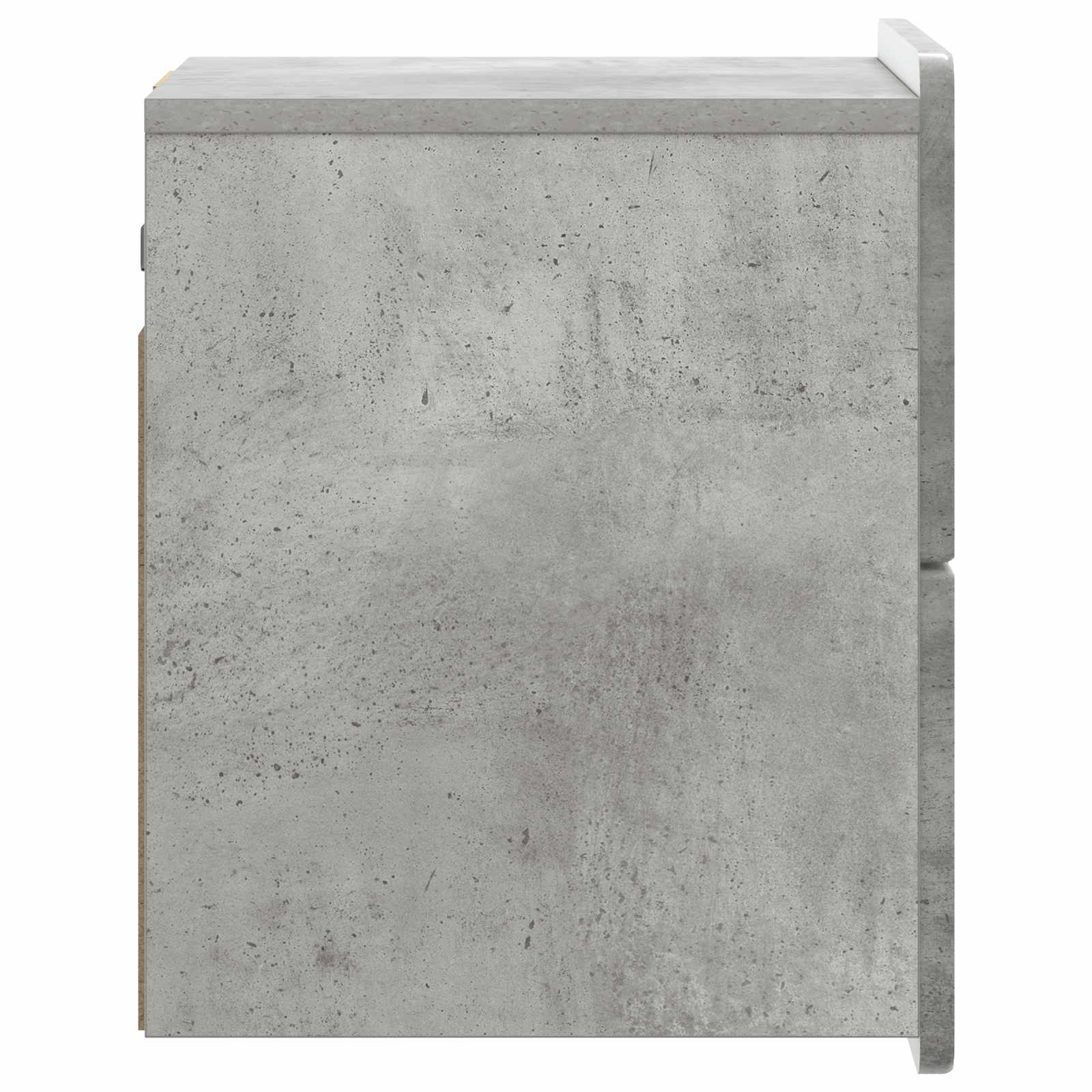 Cabinet de chevet mural 2 pcs Gris béton 33 x 34,5 x 43 cm - XIOS