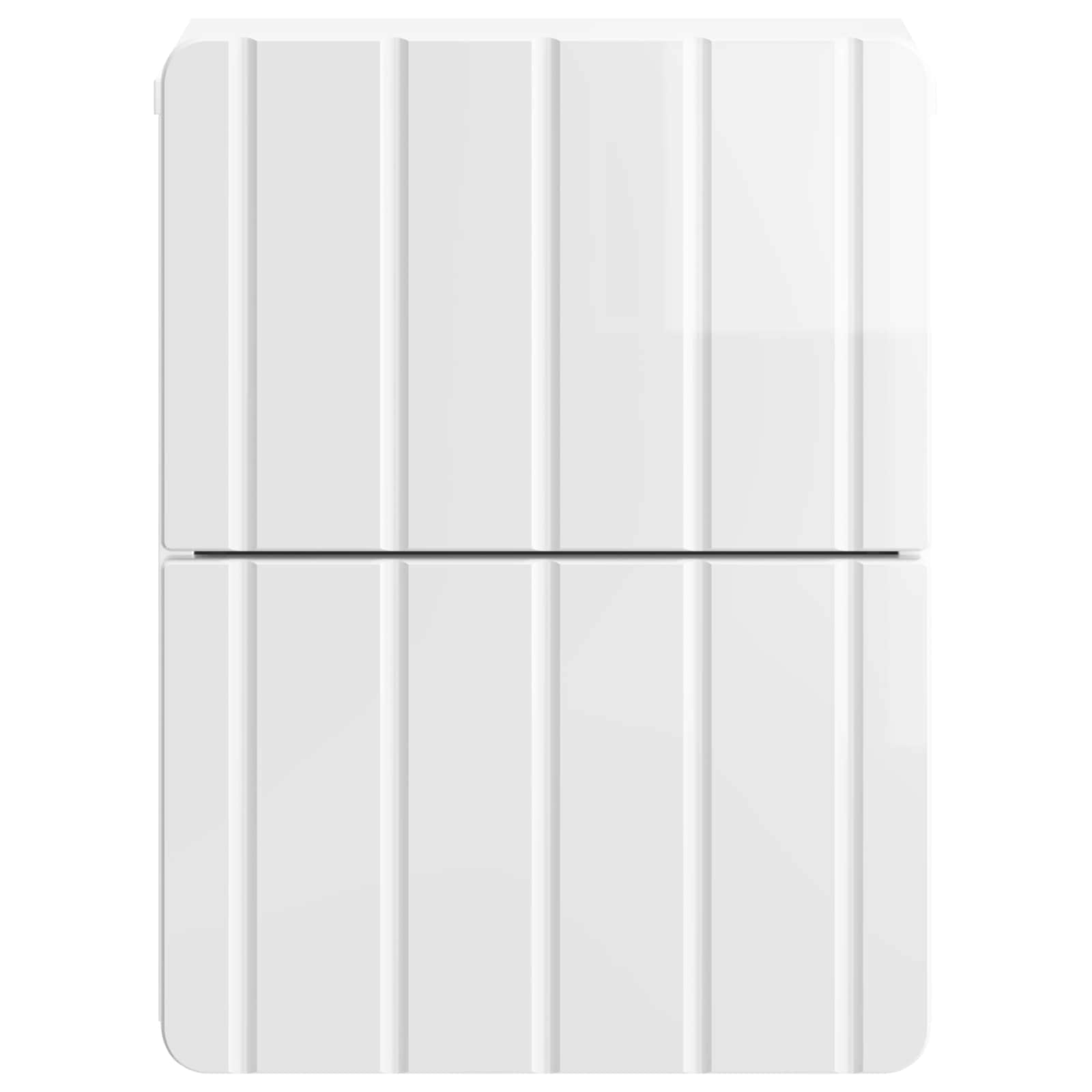 Cabinet de chevet mural 2 pcs Blanc brillant 33 x 34,5 x 43 cm - XIOS