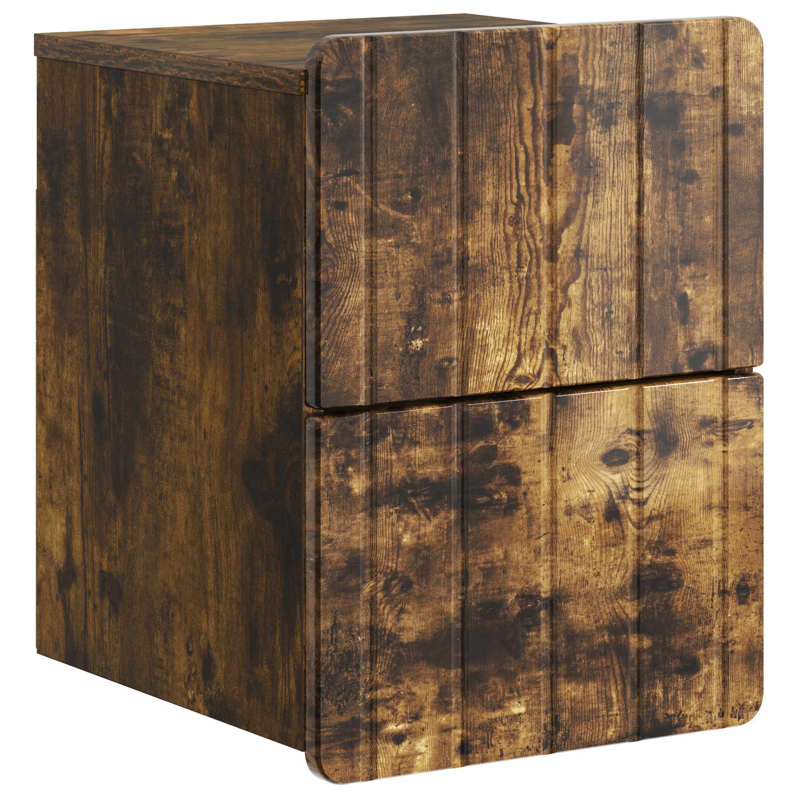 Cabinet de chevet mural Chêne fumé 33 x 34,5 x 43 cm - XIOS