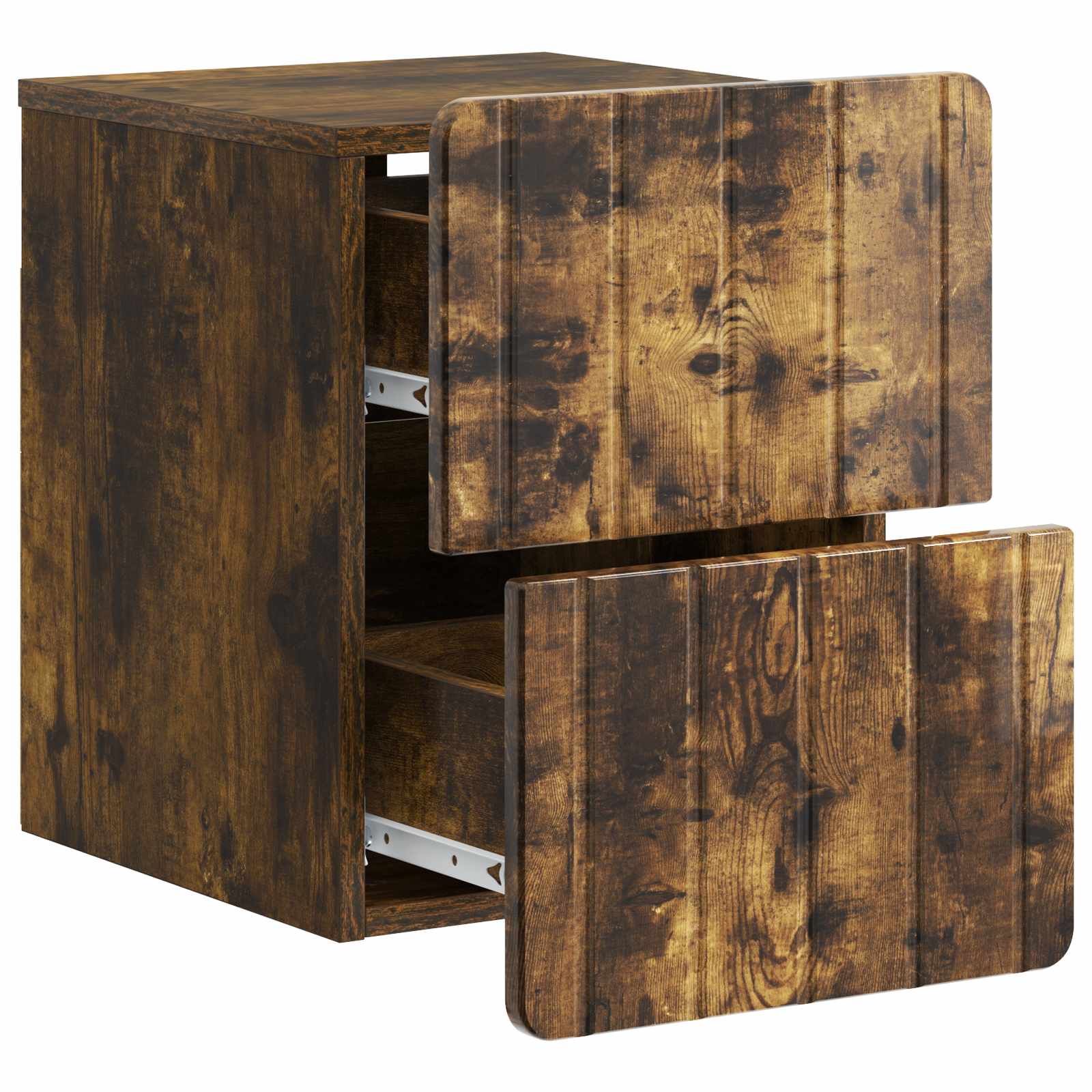 Cabinet de chevet mural Chêne fumé 33 x 34,5 x 43 cm - XIOS