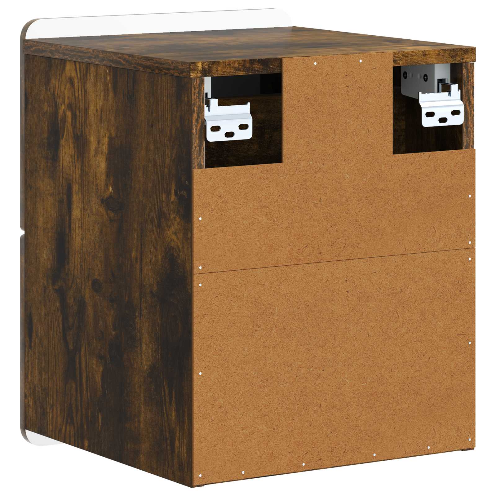 Cabinet de chevet mural Chêne fumé 33 x 34,5 x 43 cm - XIOS