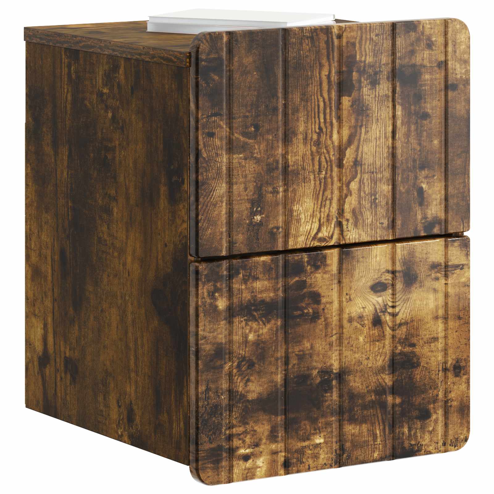 Cabinet de chevet mural Chêne fumé 33 x 34,5 x 43 cm - XIOS