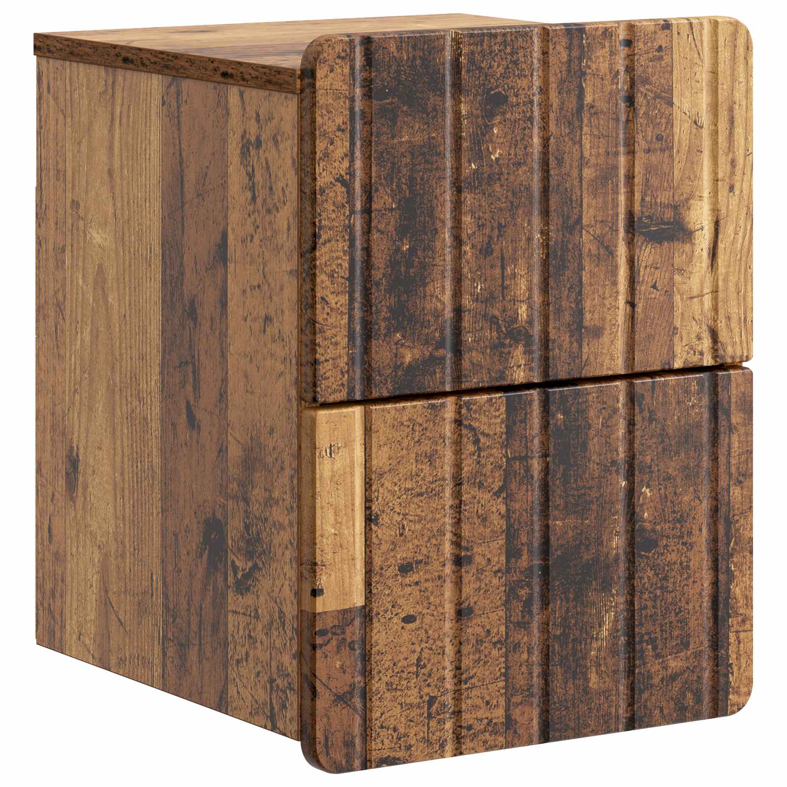 Cabinet de chevet mural 2 pcs Bois ancien 33 x 34,5 x 43 cm - XIOS