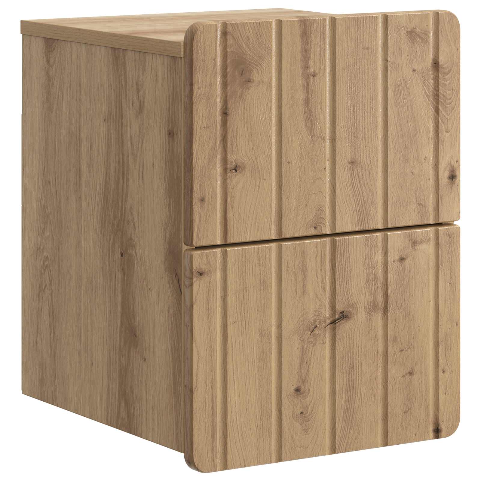 Cabinet de chevet mural 2 pcs Chêne artisanal 33 x 34,5 x 43 cm - XIOS