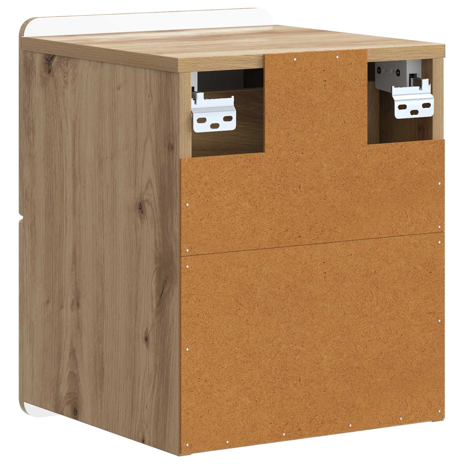 Cabinet de chevet mural 2 pcs Chêne artisanal 33 x 34,5 x 43 cm - XIOS
