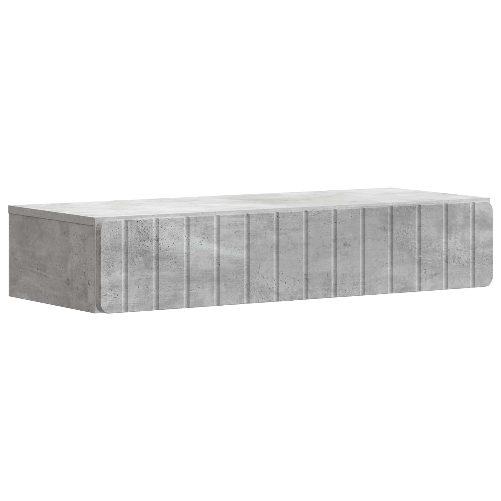 Table d'appoint murale Gris béton 87,5 x 34,5 x 17 cm - XIOS