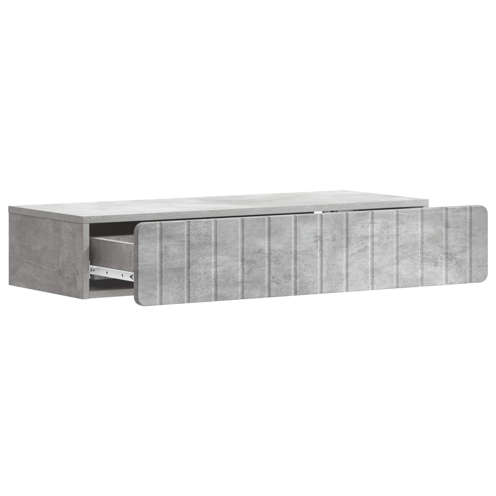 Table d'appoint murale Gris béton 87,5 x 34,5 x 17 cm - XIOS