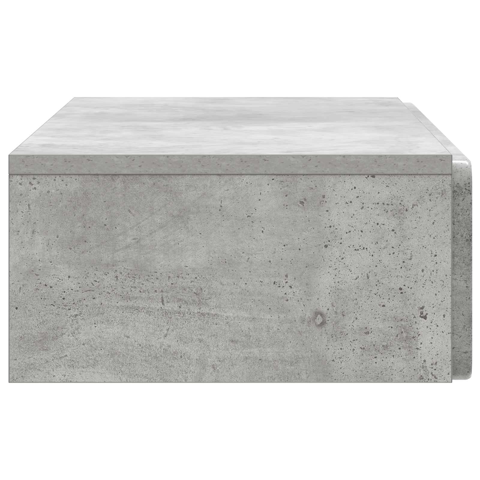 Table d'appoint murale Gris béton 87,5 x 34,5 x 17 cm - XIOS