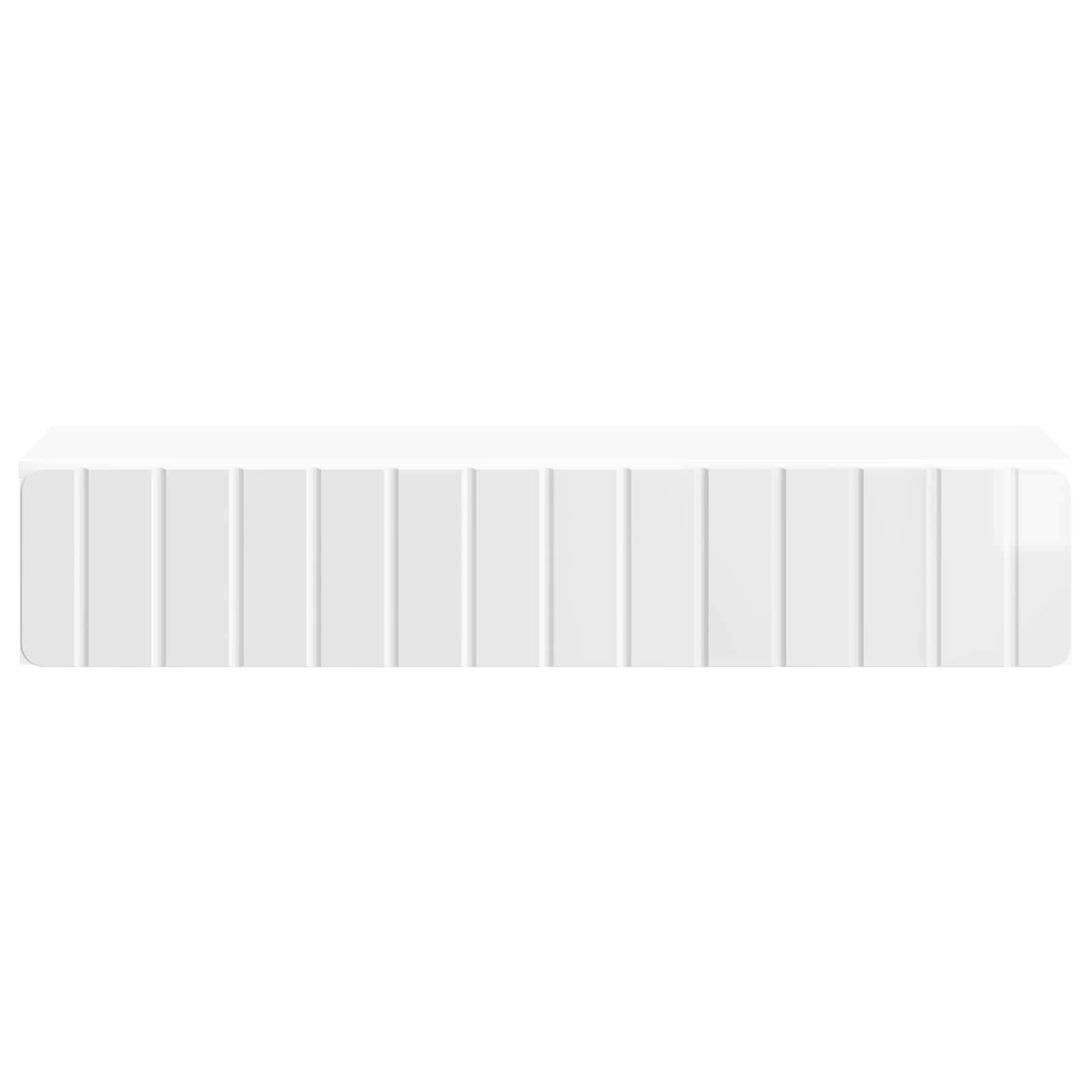 Table d'appoint murale Blanc brillant 87,5 x 34,5 x 17 cm - XIOS