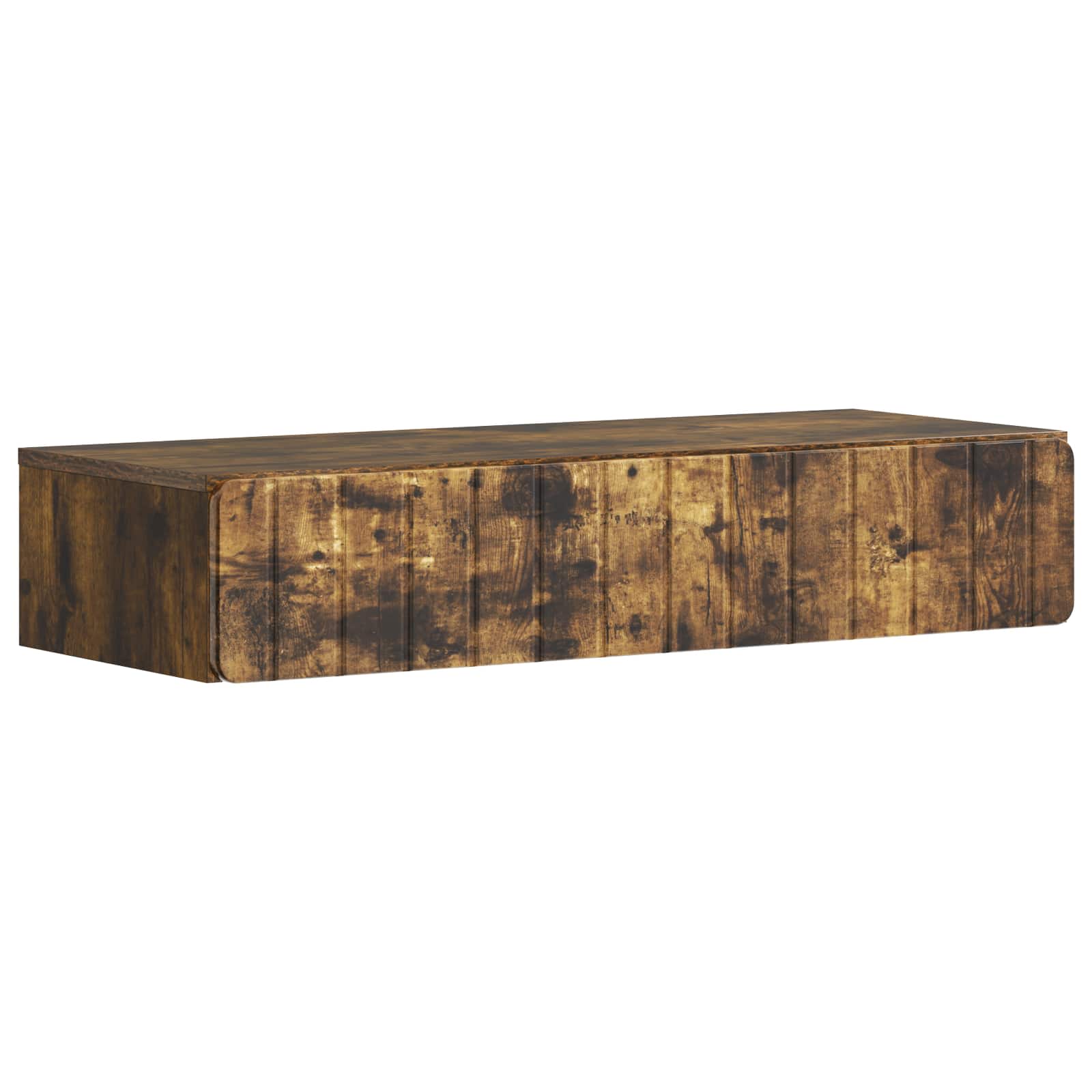 Table d'appoint murale Chêne fumé 87,5 x 34,5 x 17 cm - XIOS