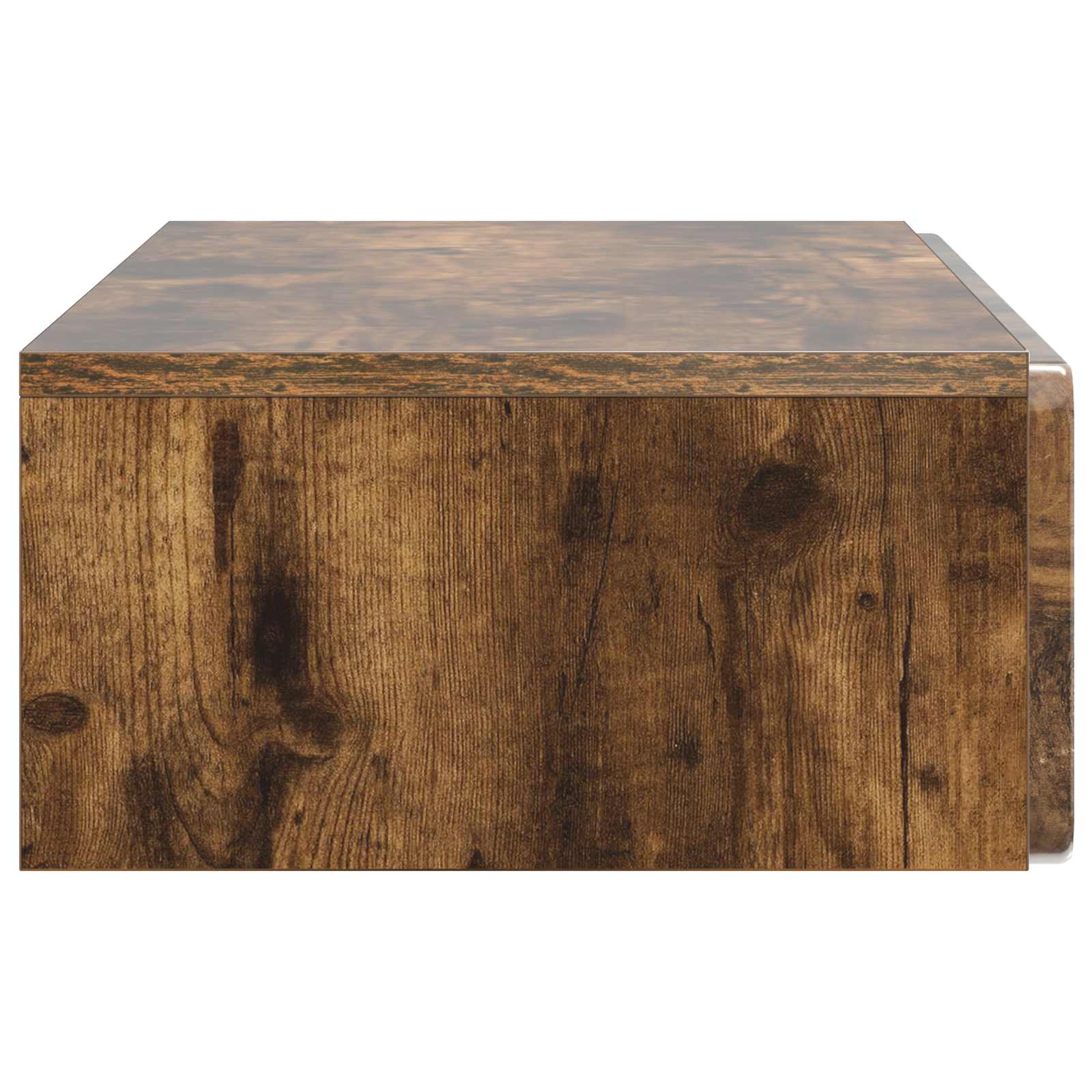 Table d'appoint murale Chêne fumé 87,5 x 34,5 x 17 cm - XIOS