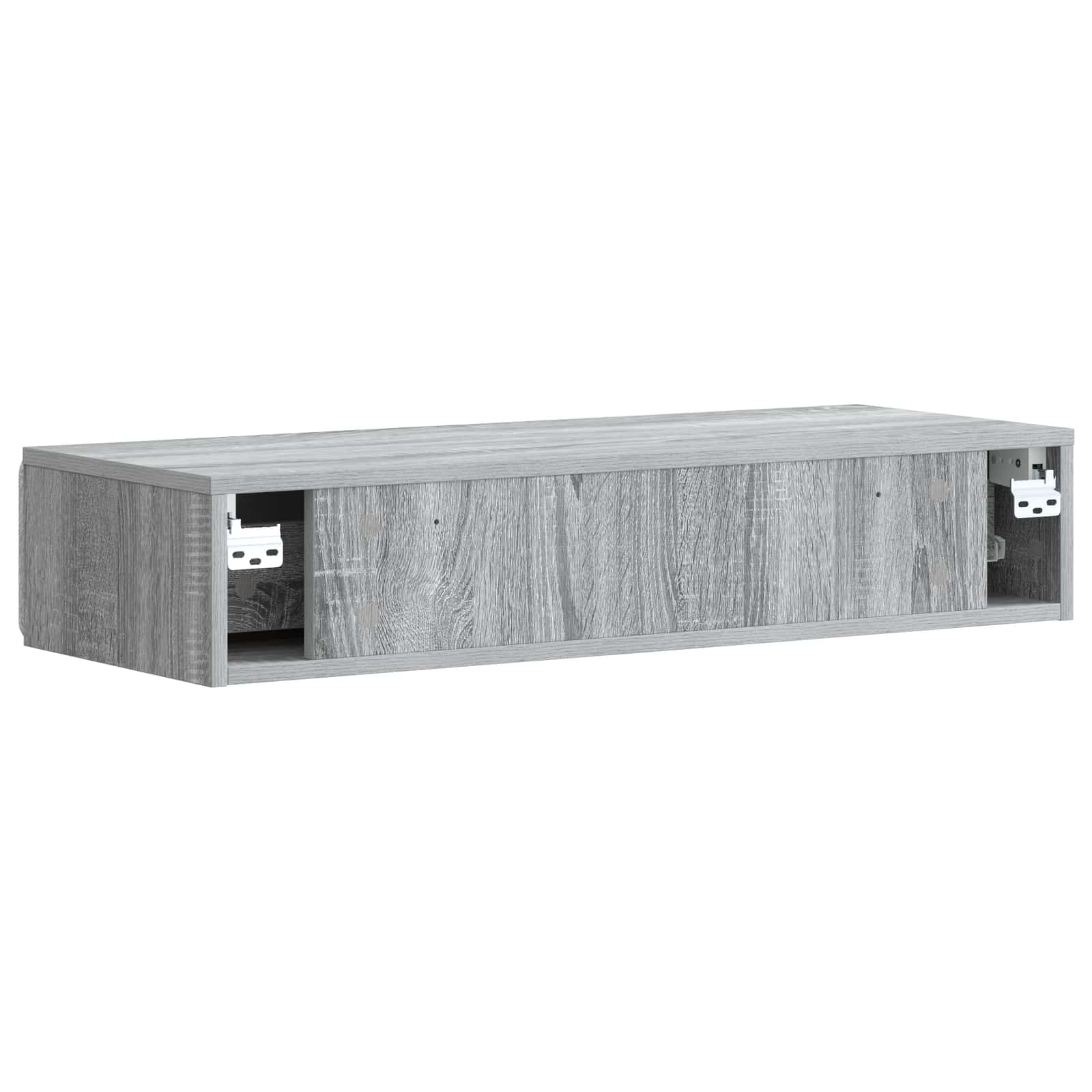 Table d'appoint murale Sonoma gris 87,5 x 34,5 x 17 cm - XIOS