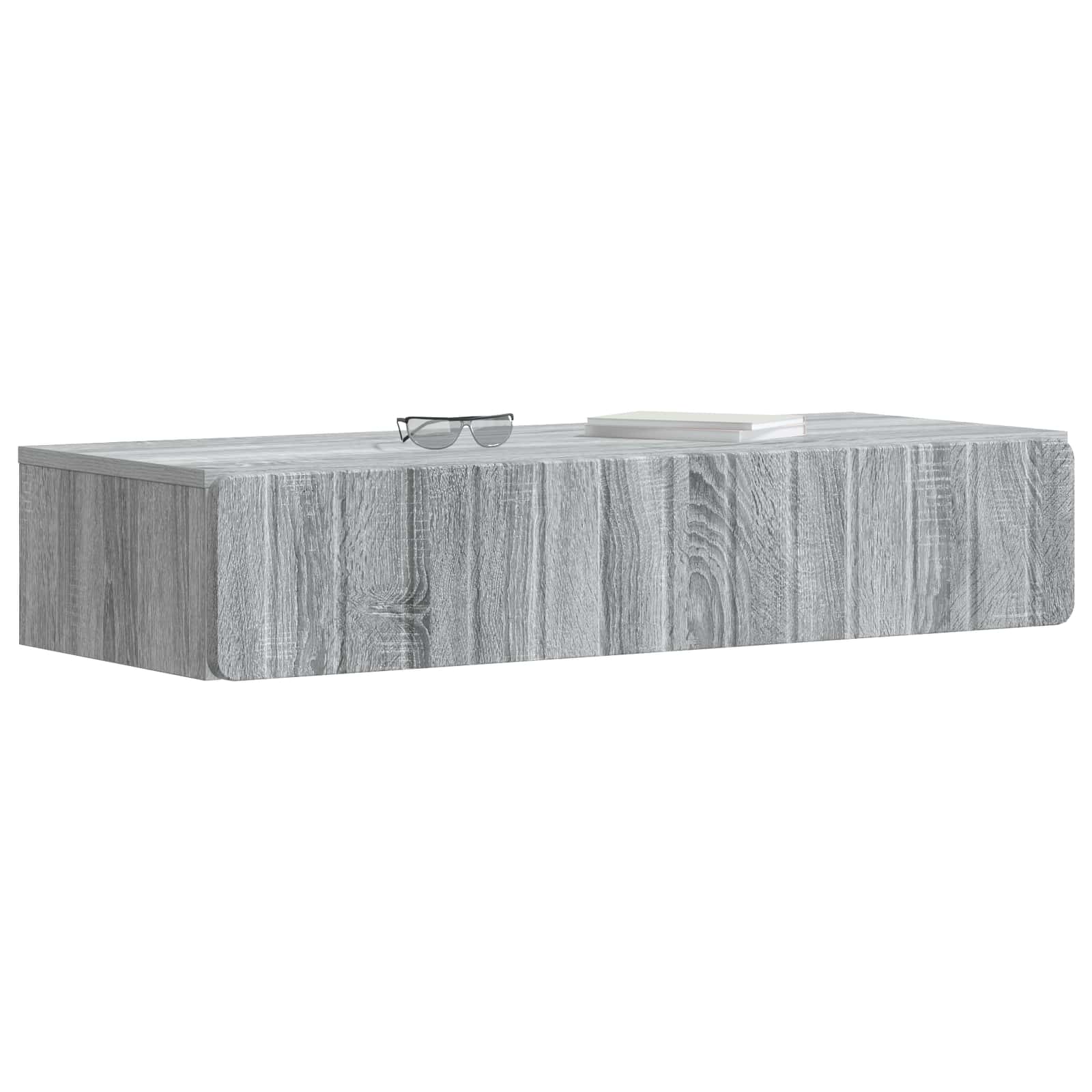 Table d'appoint murale Sonoma gris 87,5 x 34,5 x 17 cm - XIOS