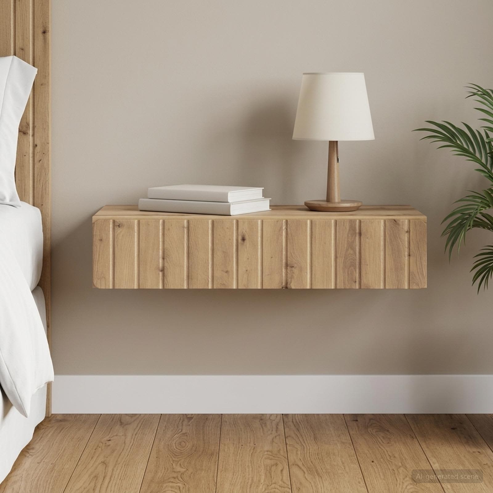 Table d'appoint murale 87,5 x 34,5 x 17 cm Bois d'ingénierie - XIOS