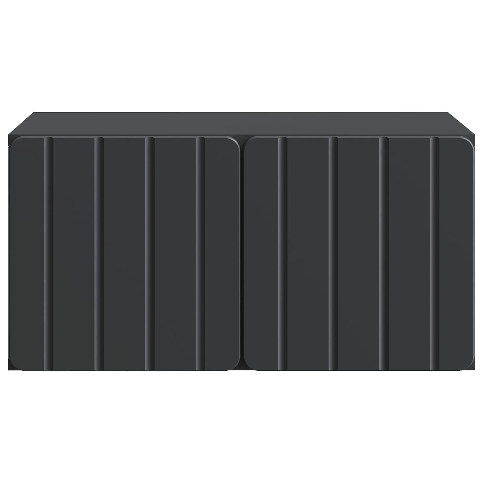 Meuble TV mural Noir 59,5 x 41 x 30 cm Bois d'ingénierie - XIOS