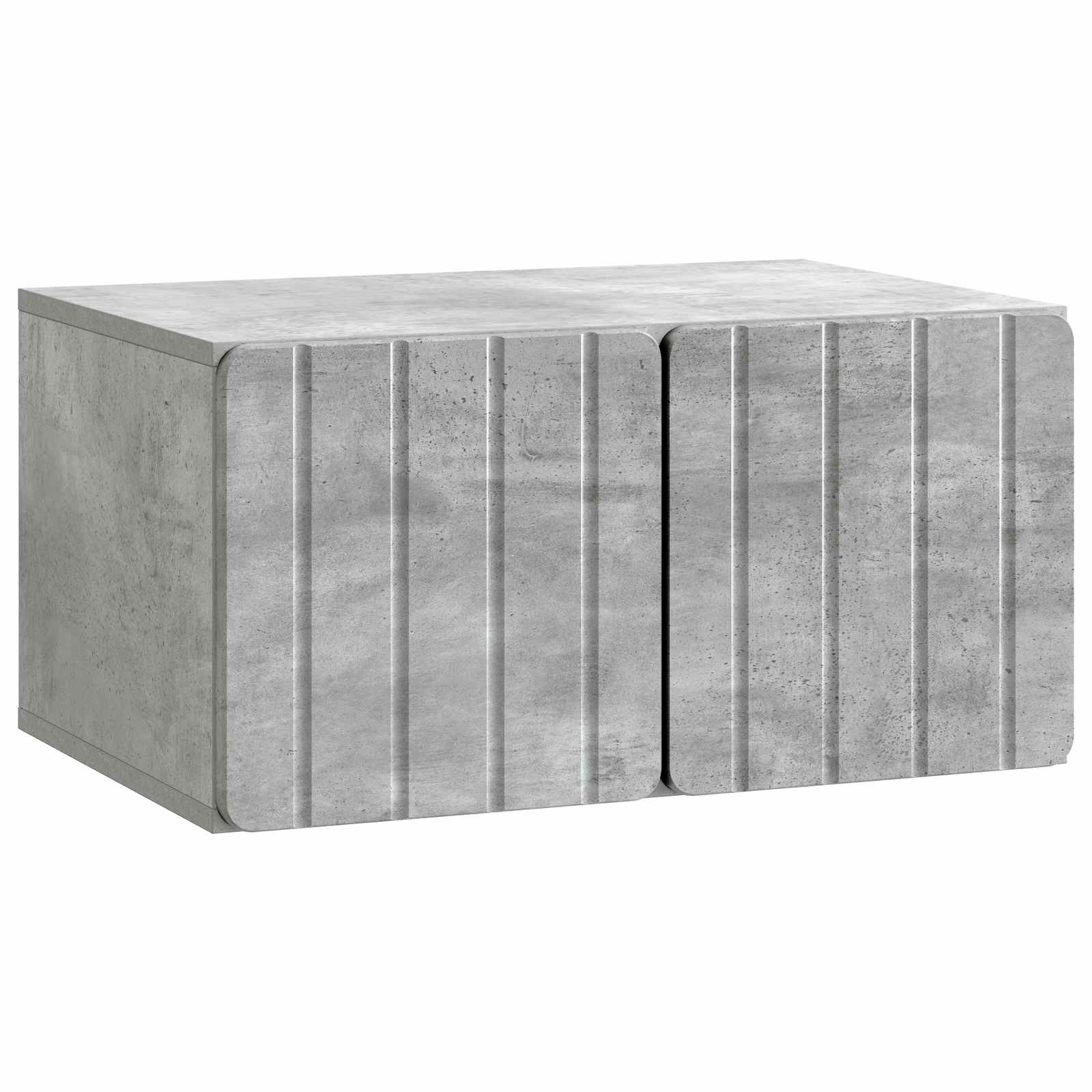 Meuble TV mural Gris béton 59,5 x 41 x 30 cm Bois d'ingénierie - XIOS