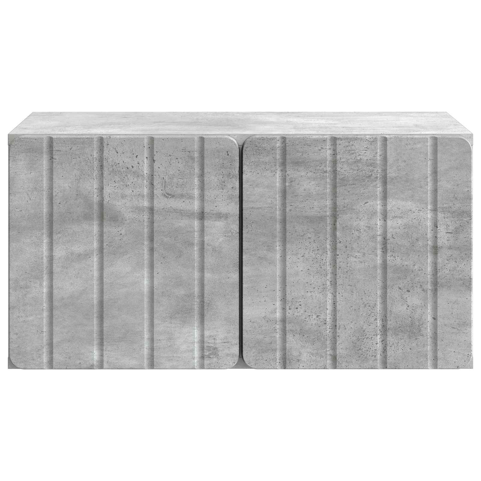 Meuble TV mural Gris béton 59,5 x 41 x 30 cm Bois d'ingénierie - XIOS