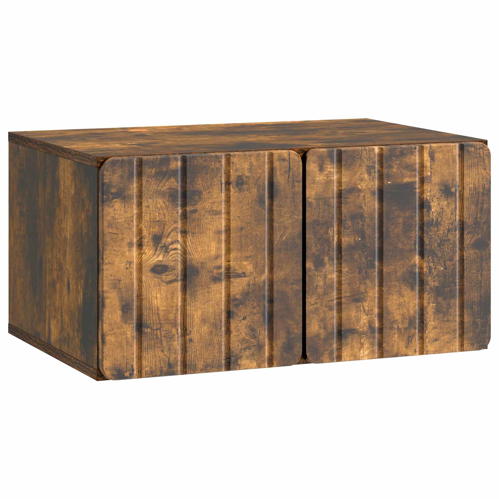 Meuble TV mural Chêne fumé 59,5 x 41 x 30 cm Bois d'ingénierie - XIOS