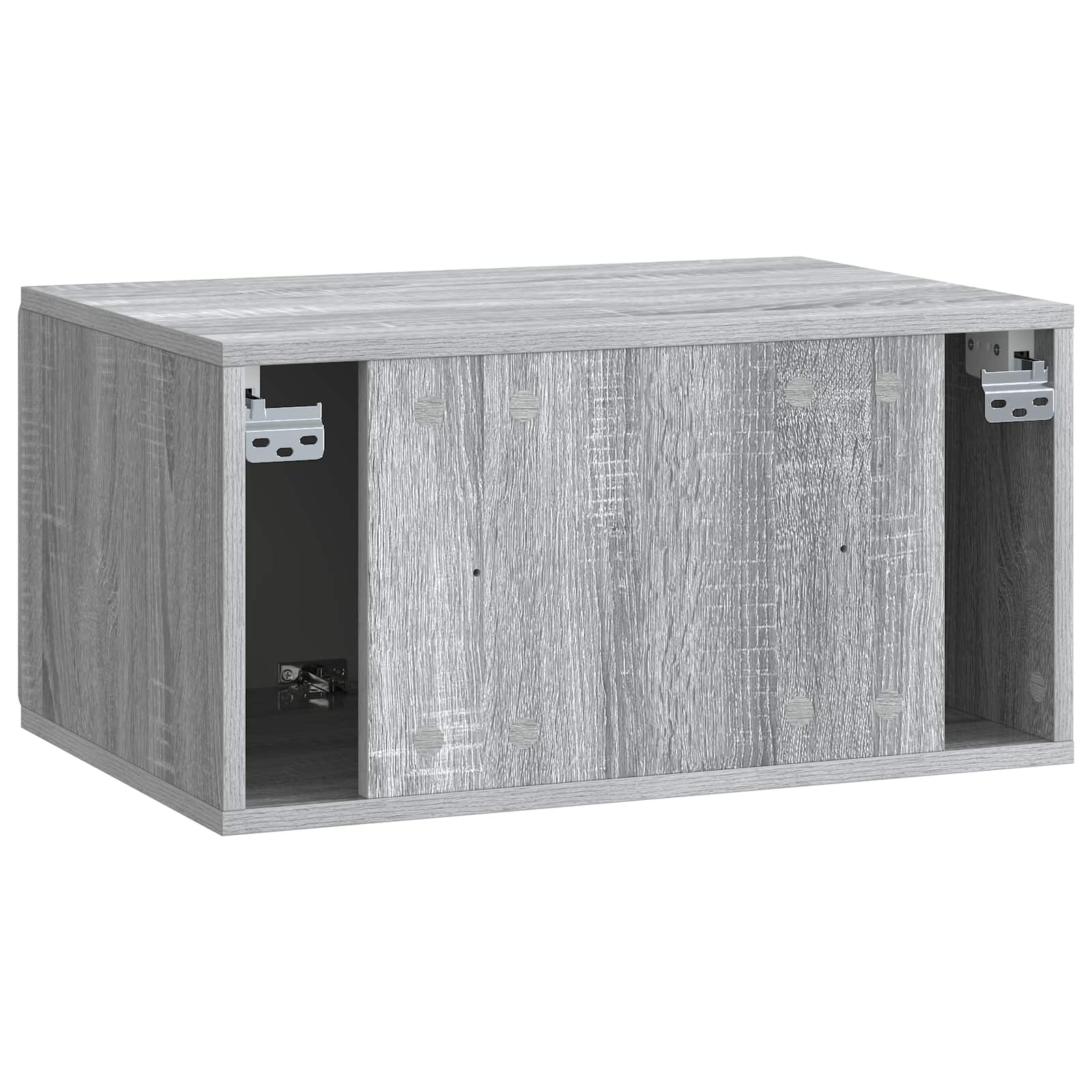 Meuble TV mural Sonoma gris 59,5 x 41 x 30 cm Bois d'ingénierie - XIOS