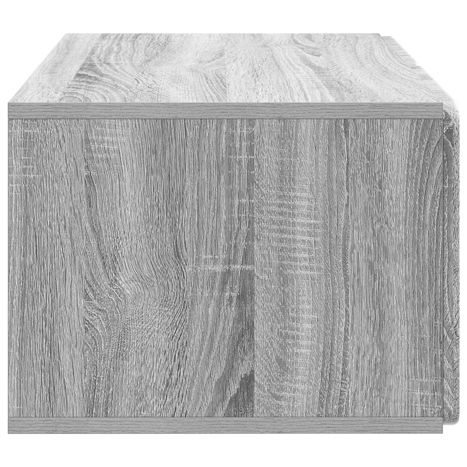 Meuble TV mural Sonoma gris 59,5 x 41 x 30 cm Bois d'ingénierie - XIOS