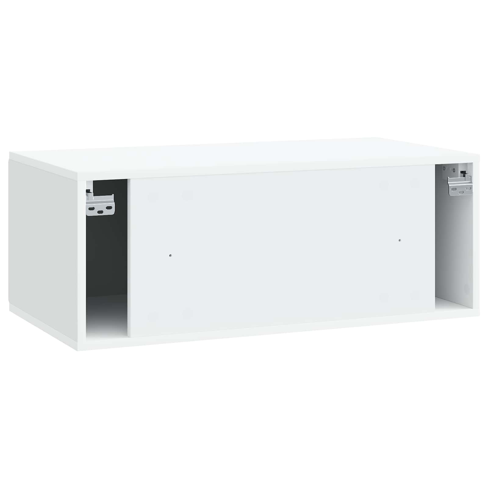 Meuble TV mural Blanc 78,5 x 41 x 30 cm Bois d'ingénierie - XIOS