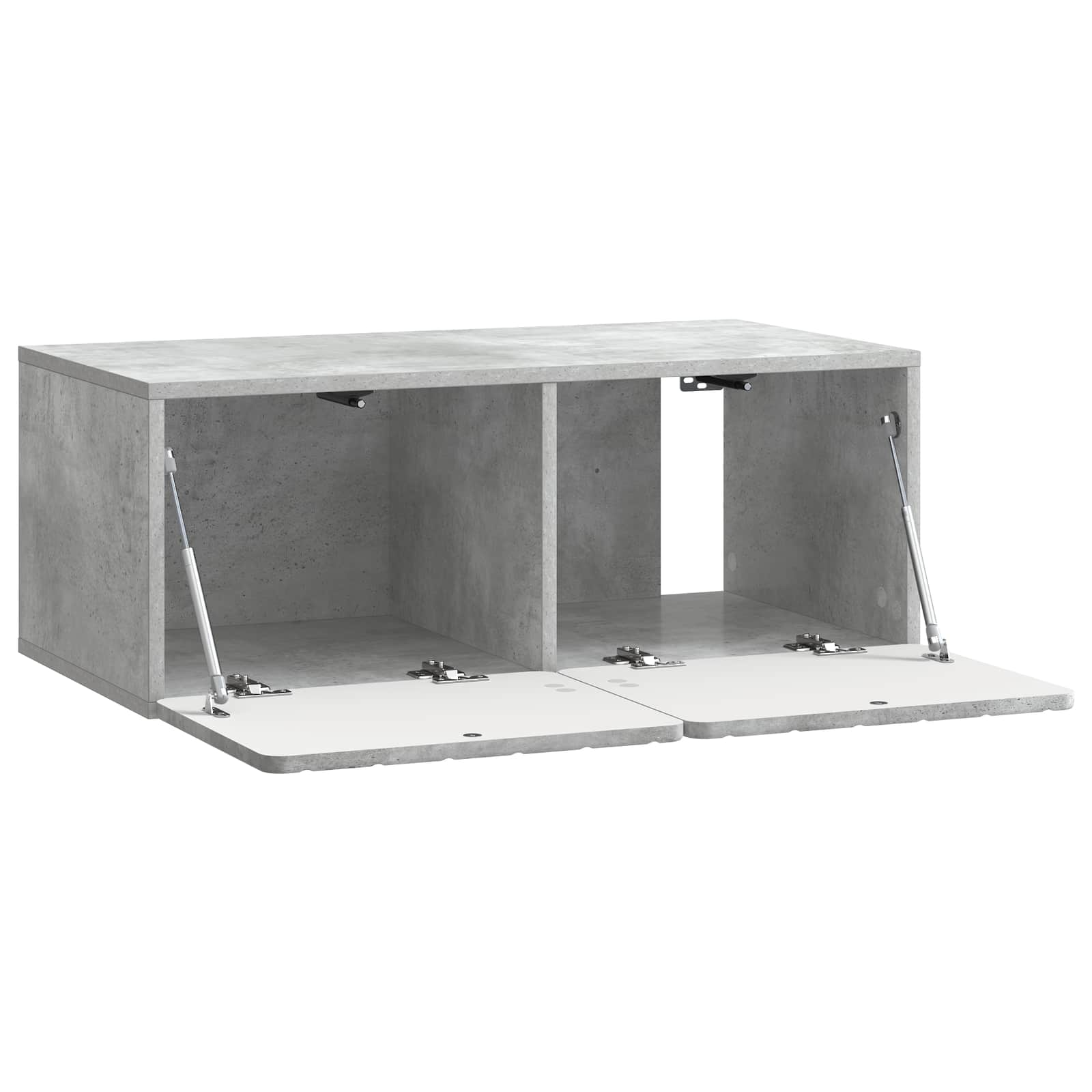 Meuble TV mural Gris béton 78,5 x 41 x 30 cm Bois d'ingénierie - XIOS