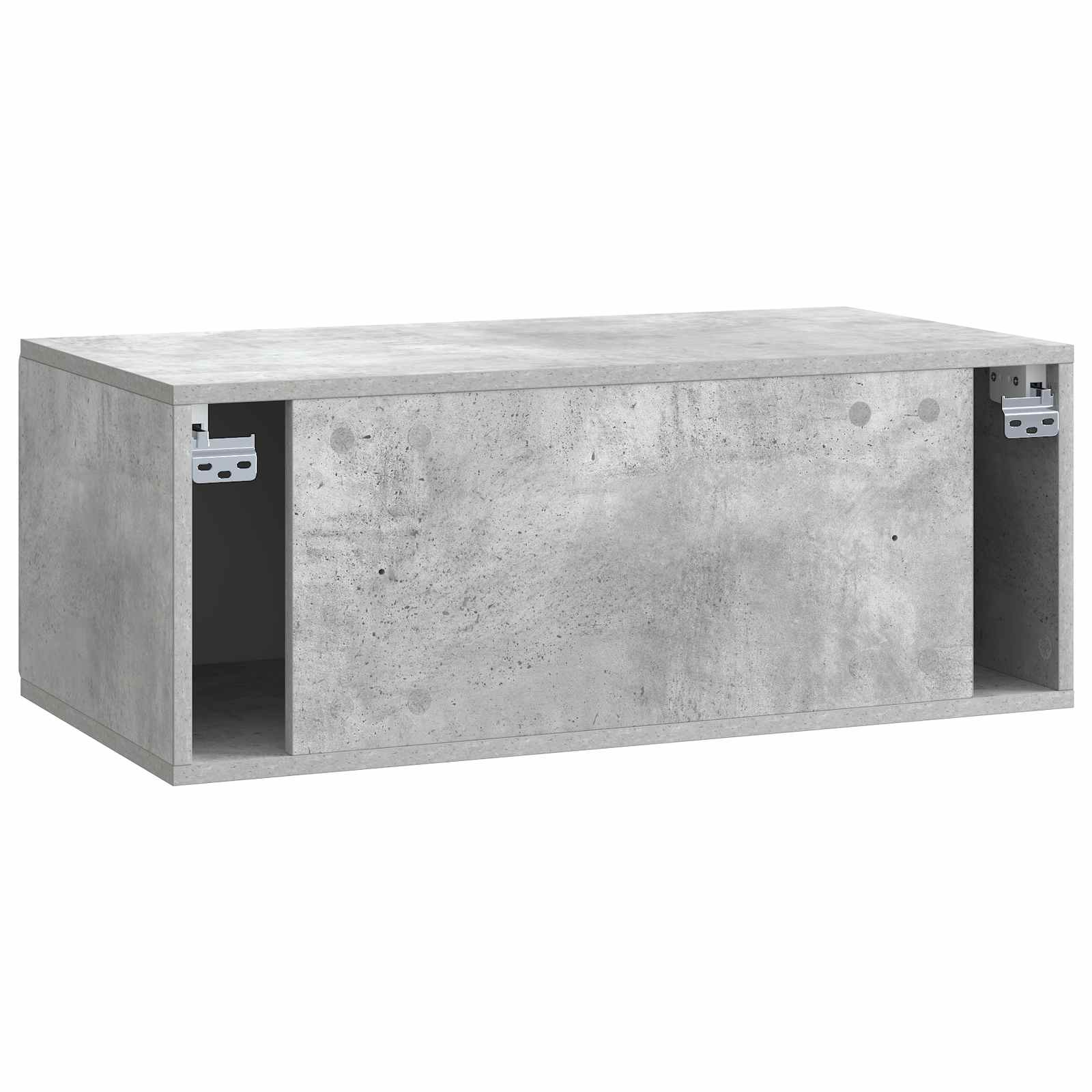Meuble TV mural Gris béton 78,5 x 41 x 30 cm Bois d'ingénierie - XIOS
