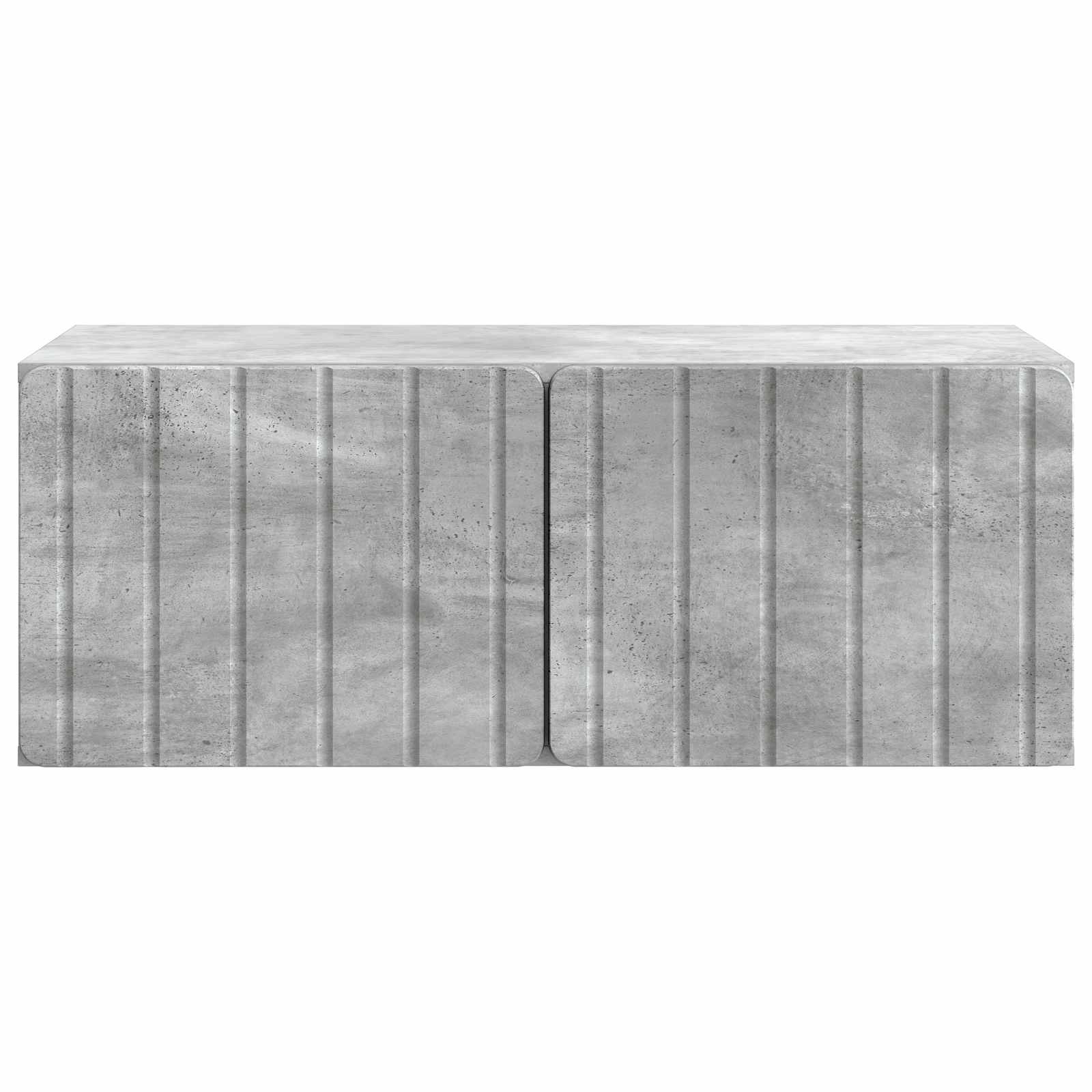 Meuble TV mural Gris béton 78,5 x 41 x 30 cm Bois d'ingénierie - XIOS