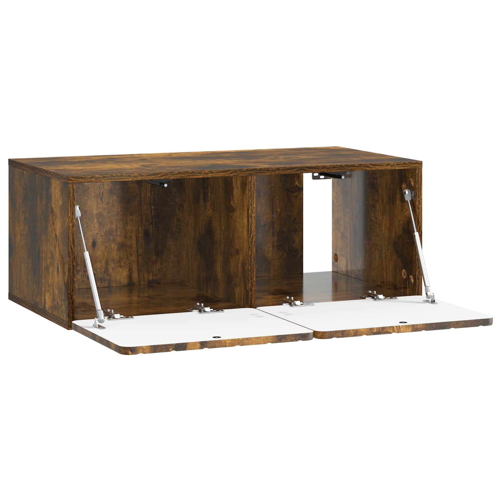 Meuble TV mural Chêne fumé 78,5 x 41 x 30 cm Bois d'ingénierie - XIOS