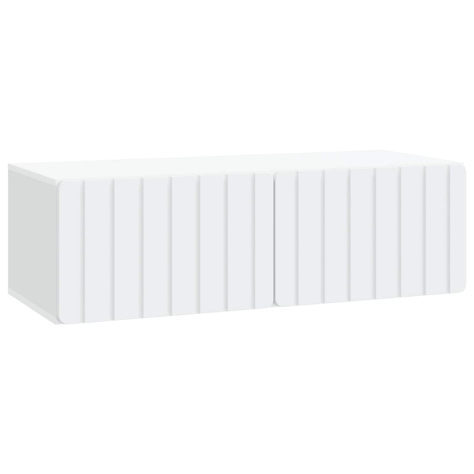 Meuble TV mural Blanc 98 x 41 x 30 cm Bois d'ingénierie - XIOS