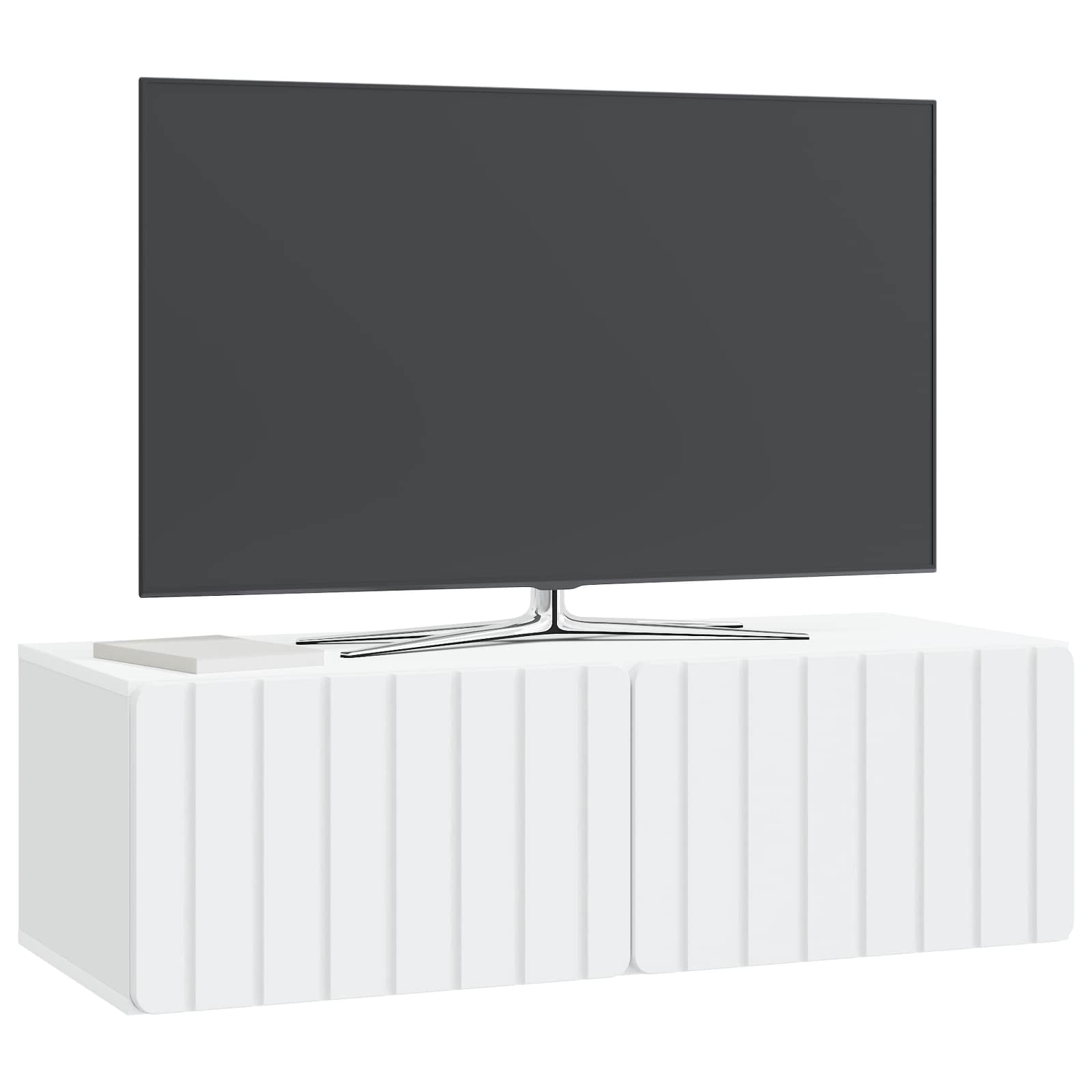 Meuble TV mural Blanc 98 x 41 x 30 cm Bois d'ingénierie - XIOS