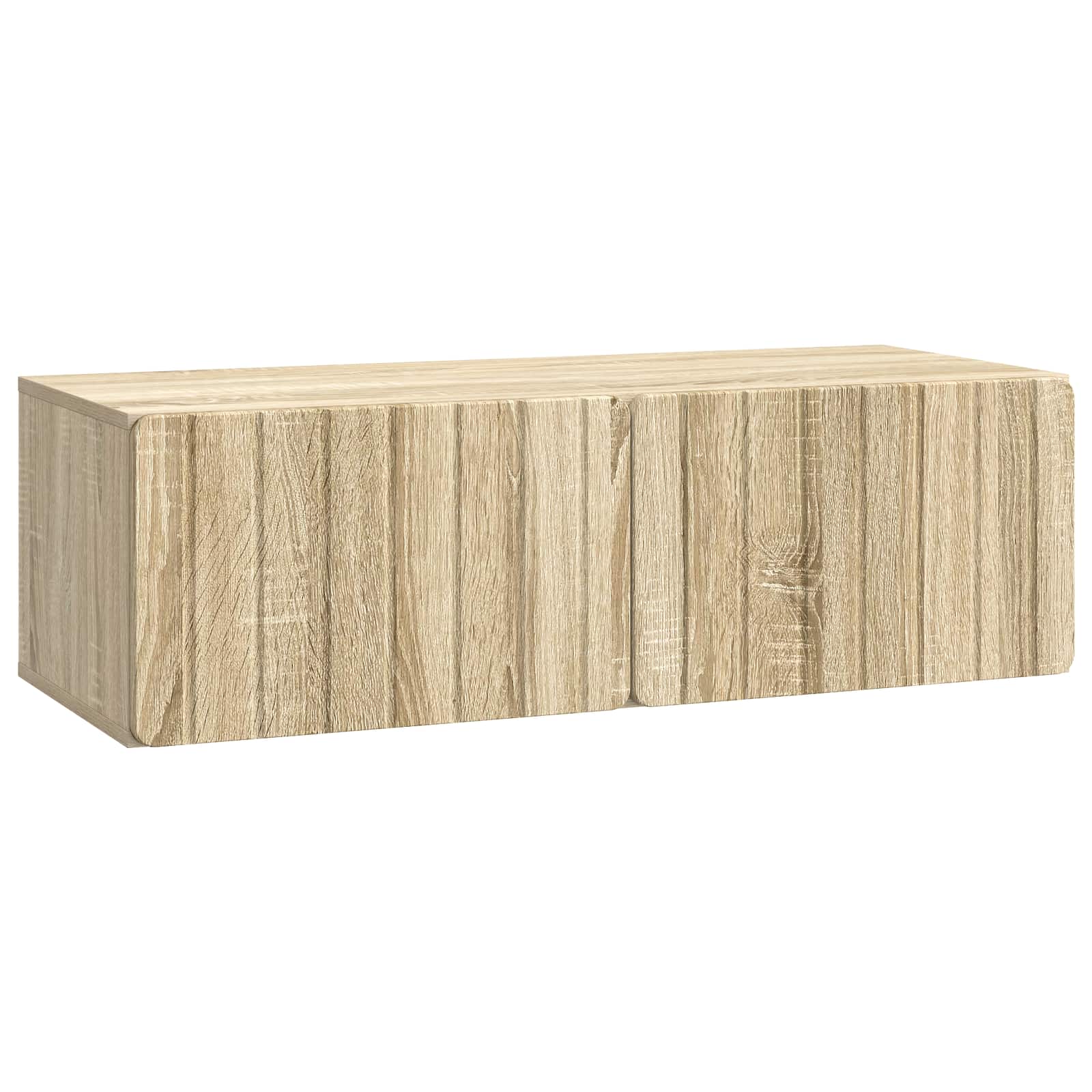 Meuble TV mural Chêne Sonoma 98 x 41 x 30 cm Bois d'ingénierie - XIOS