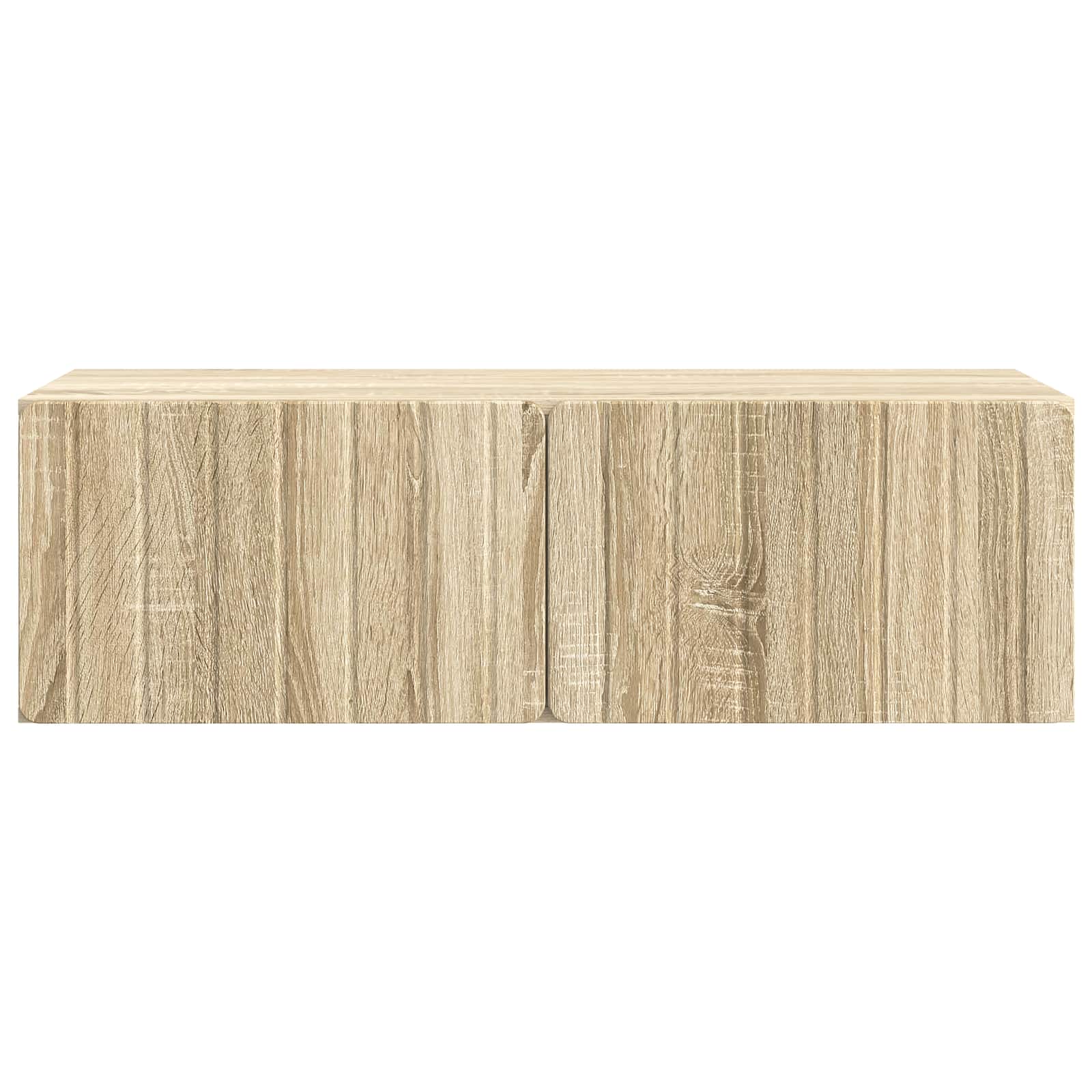 Meuble TV mural Chêne Sonoma 98 x 41 x 30 cm Bois d'ingénierie - XIOS
