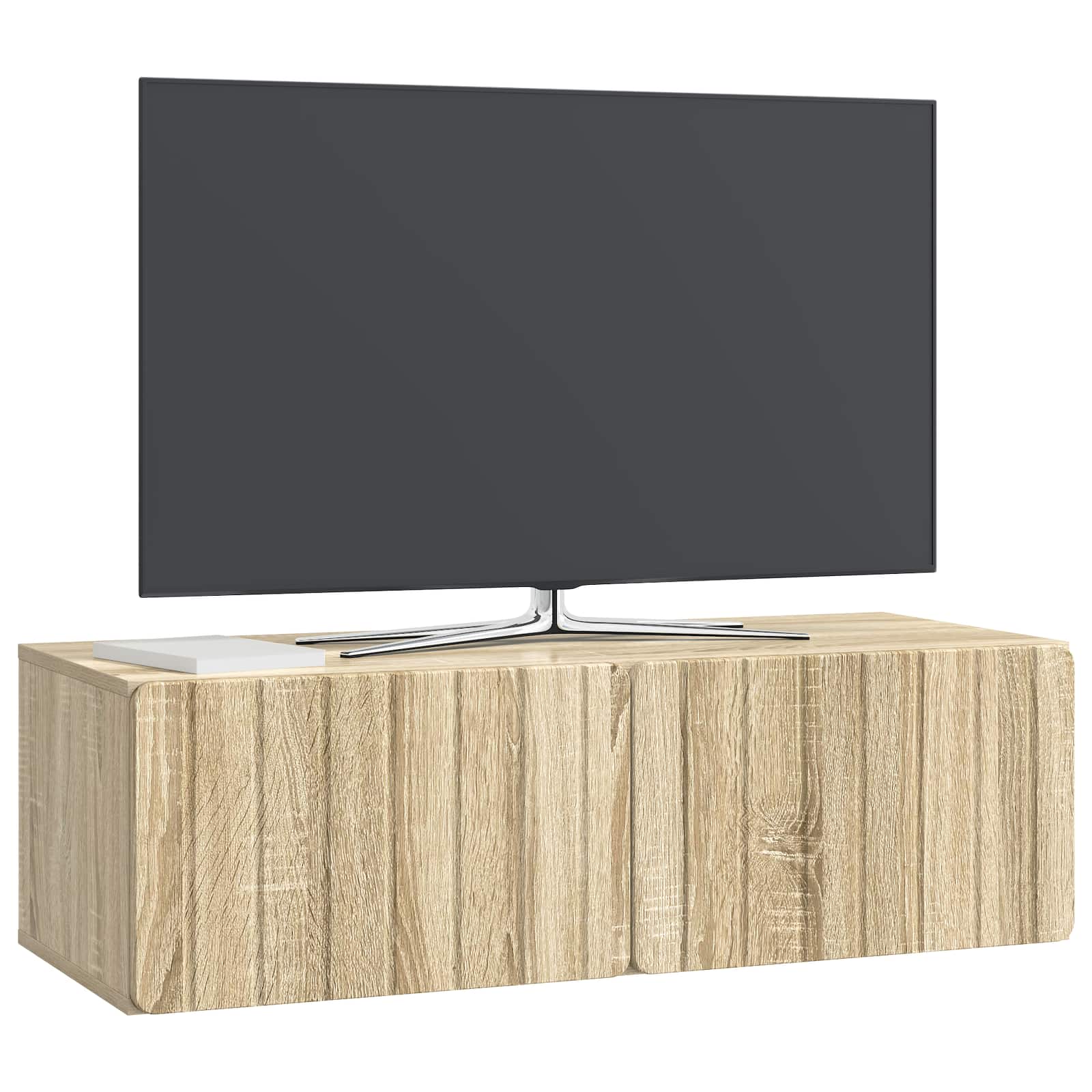 Meuble TV mural Chêne Sonoma 98 x 41 x 30 cm Bois d'ingénierie - XIOS