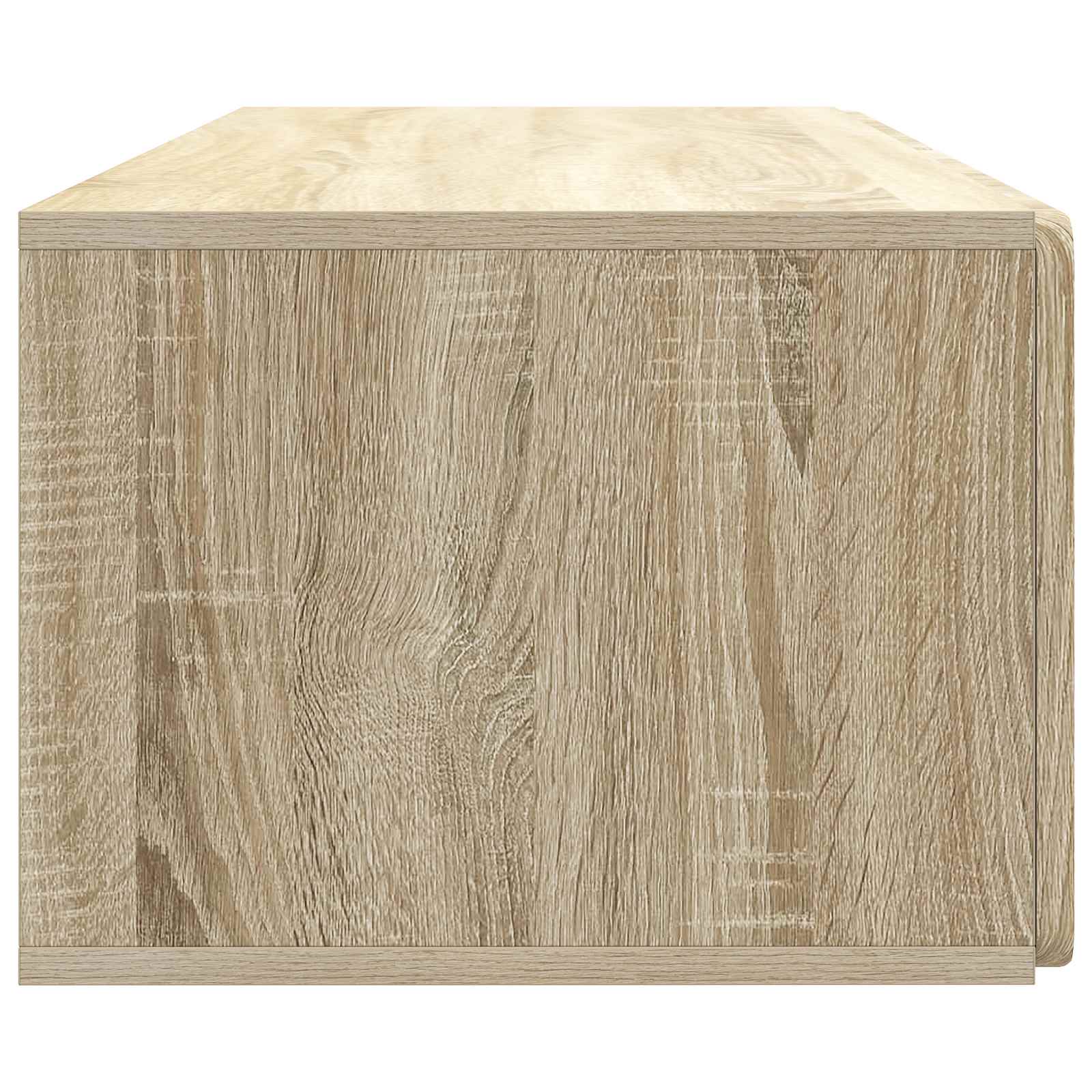 Meuble TV mural Chêne Sonoma 98 x 41 x 30 cm Bois d'ingénierie - XIOS